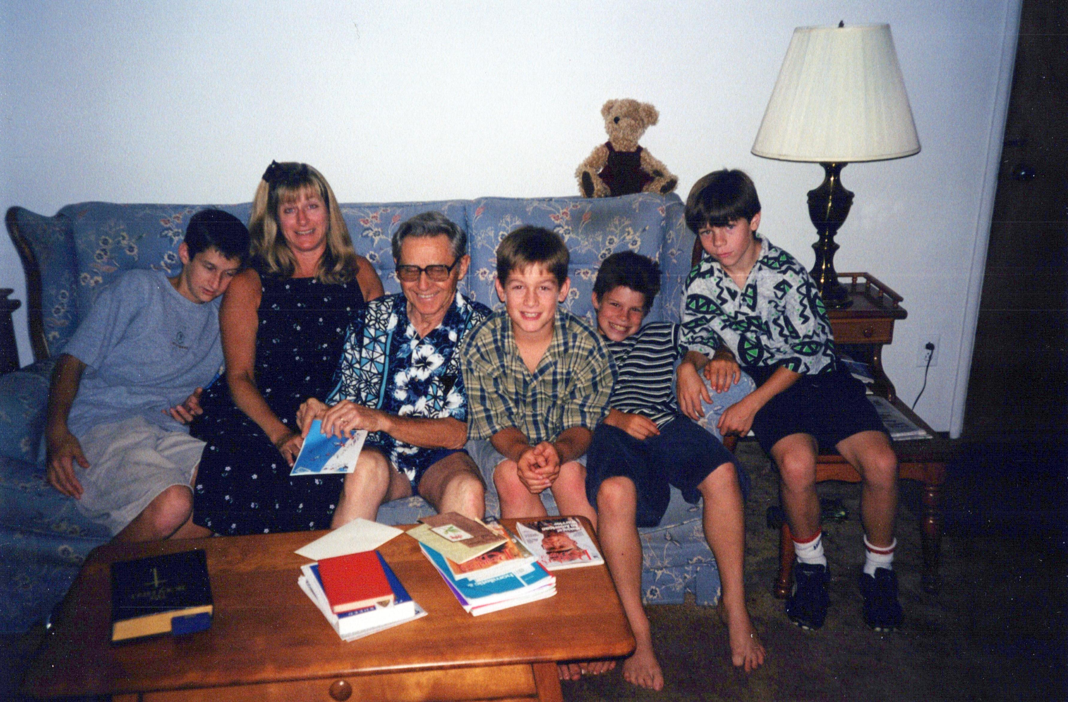 Brandon, Mom, Grandpa (Bob Wi…