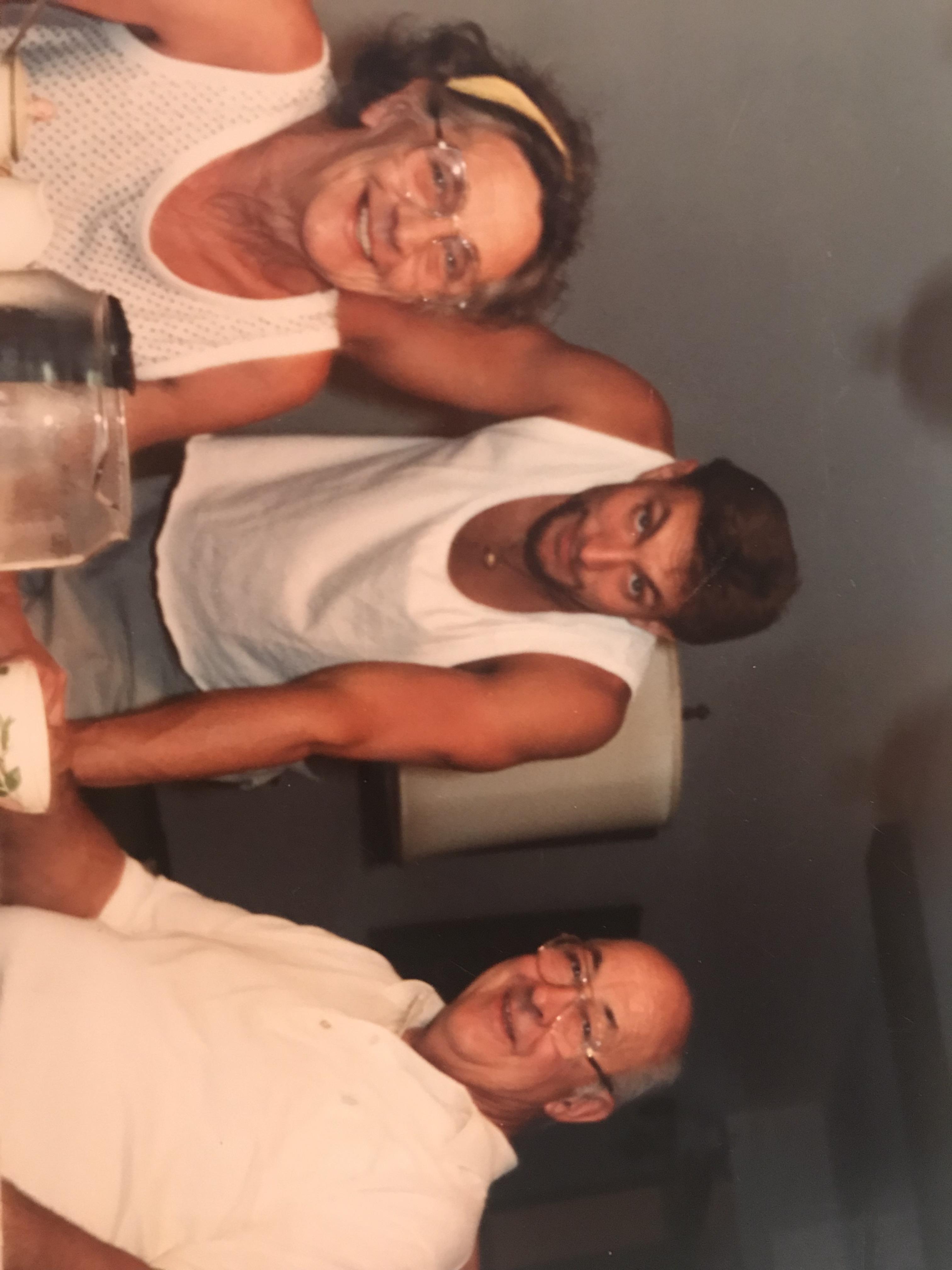 My Dad, mom and me after movi…