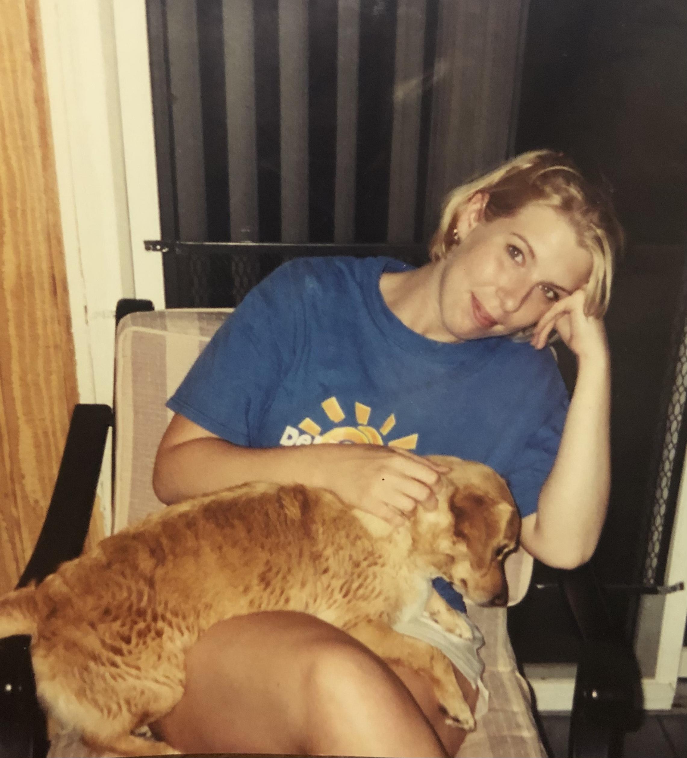 Jen & Peanut. Jen loved h…