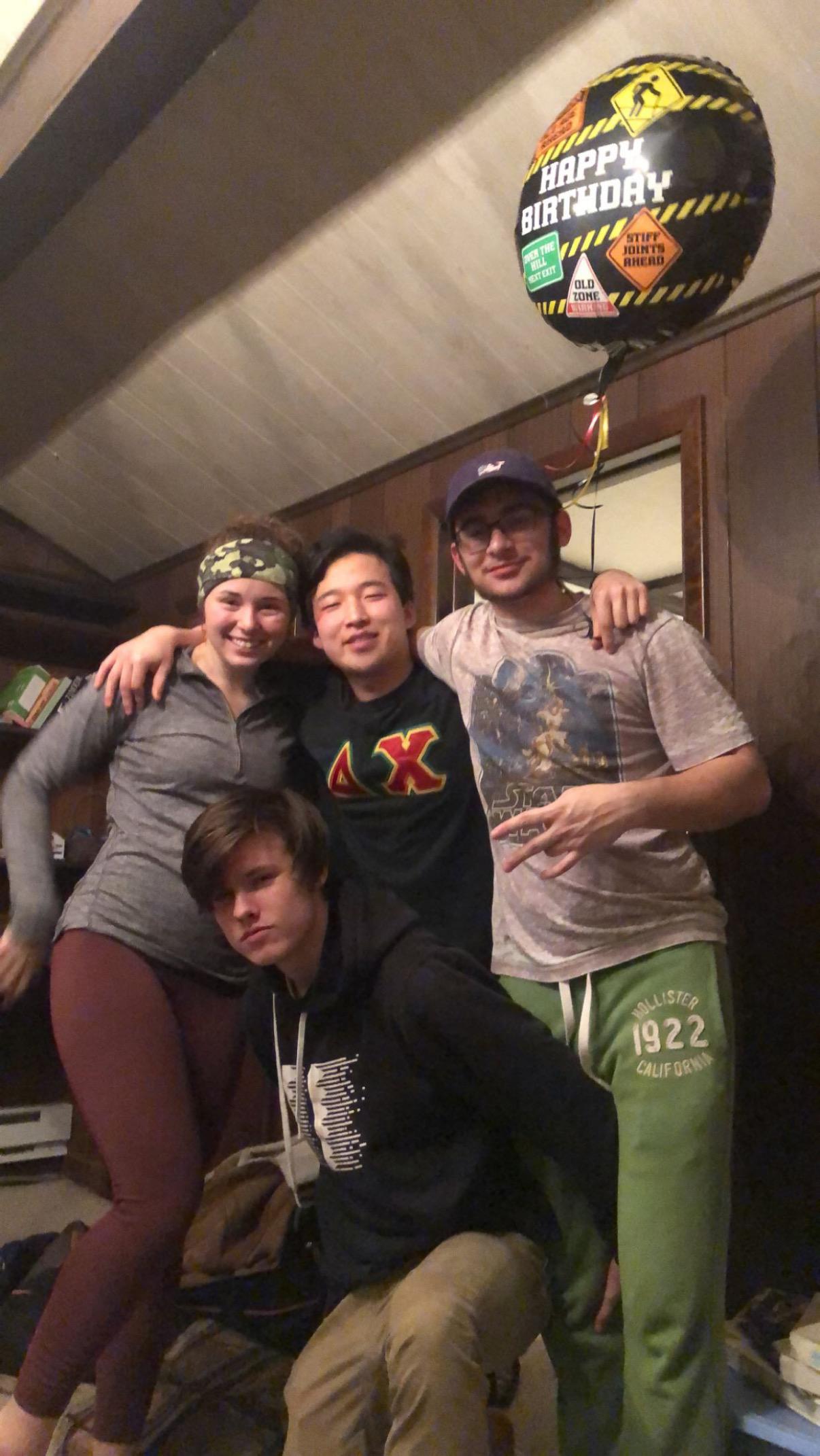 on michael’s birthday at chri…