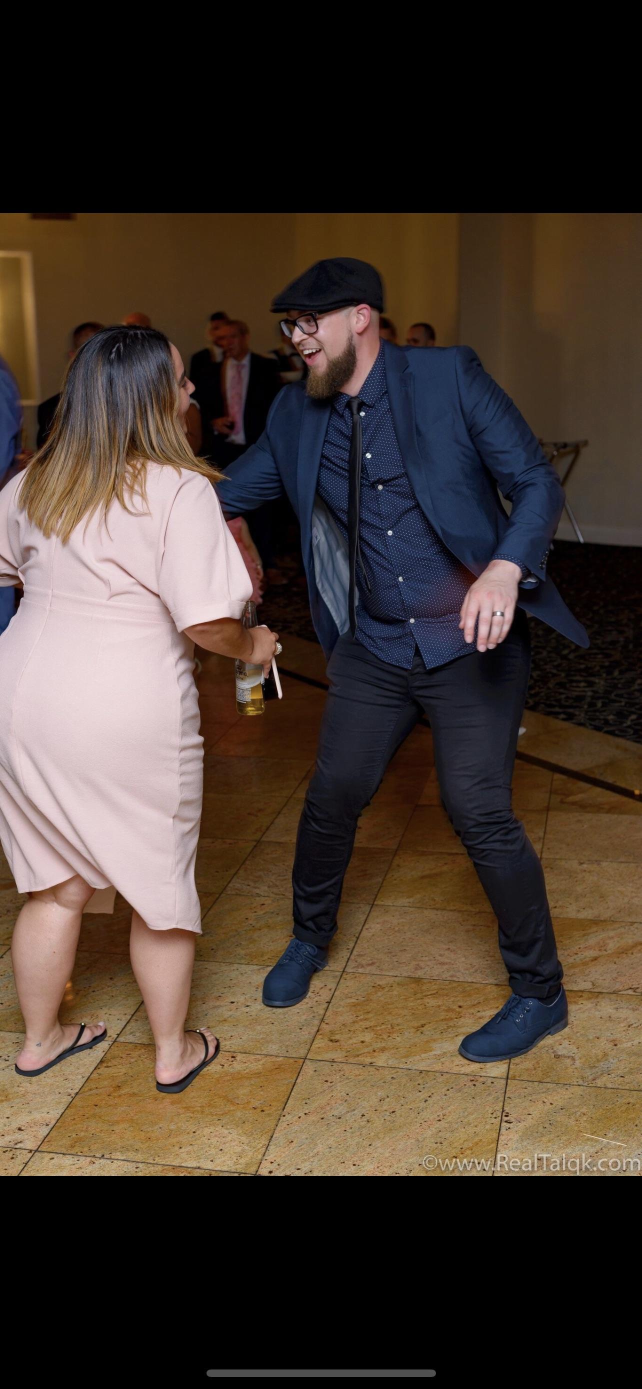 Ricky and I dancing At our Gr…