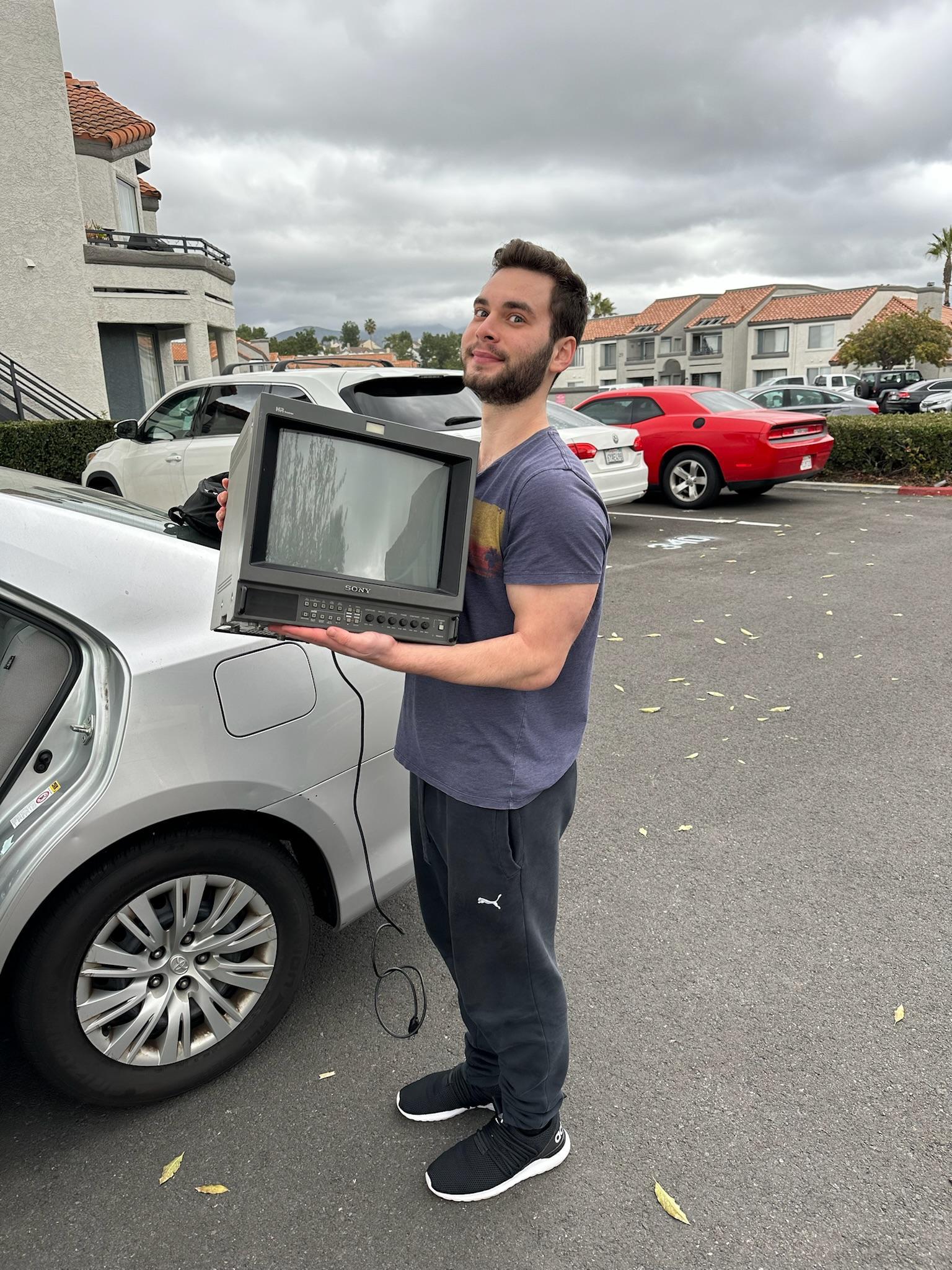Michael with his new (old) CR…