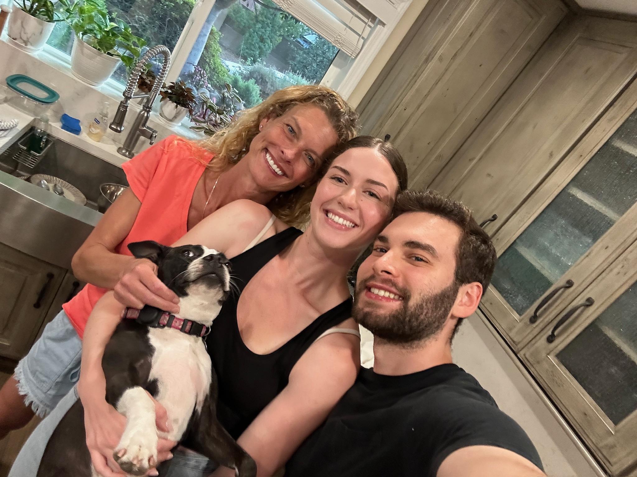 We visited Michael’s mom afte…