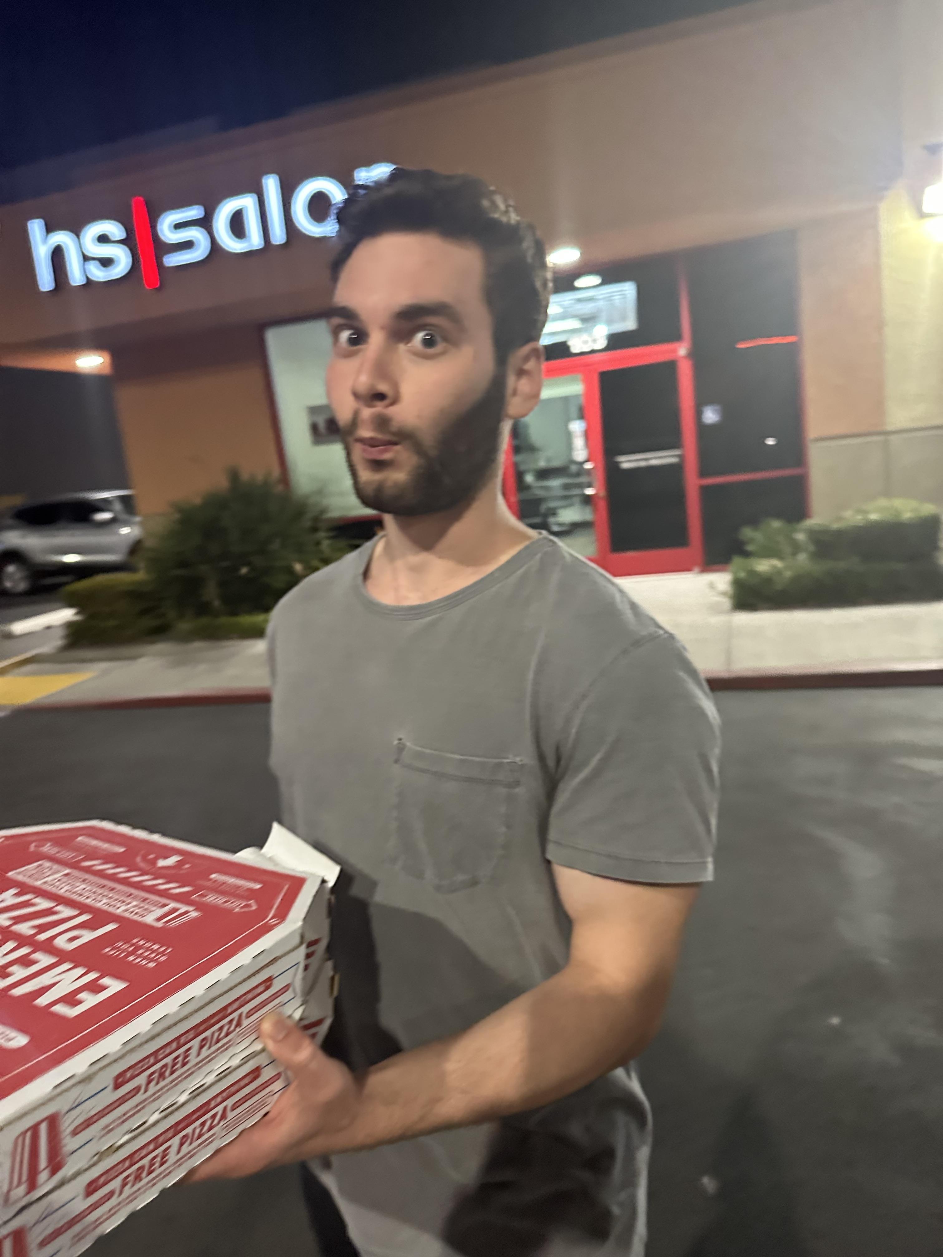 Michael very excited to get h…