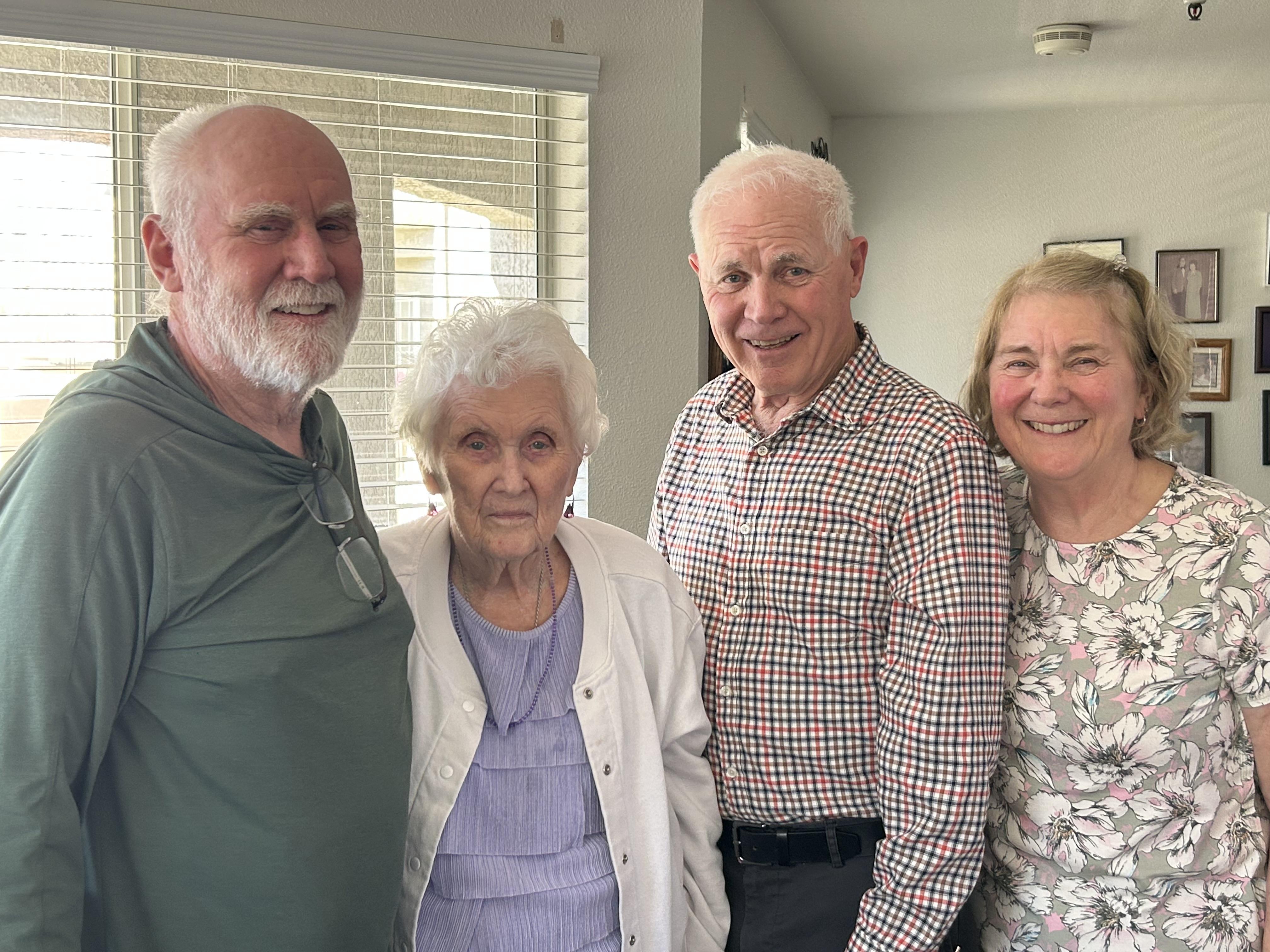 Mom and her kids: Gary, Mark …