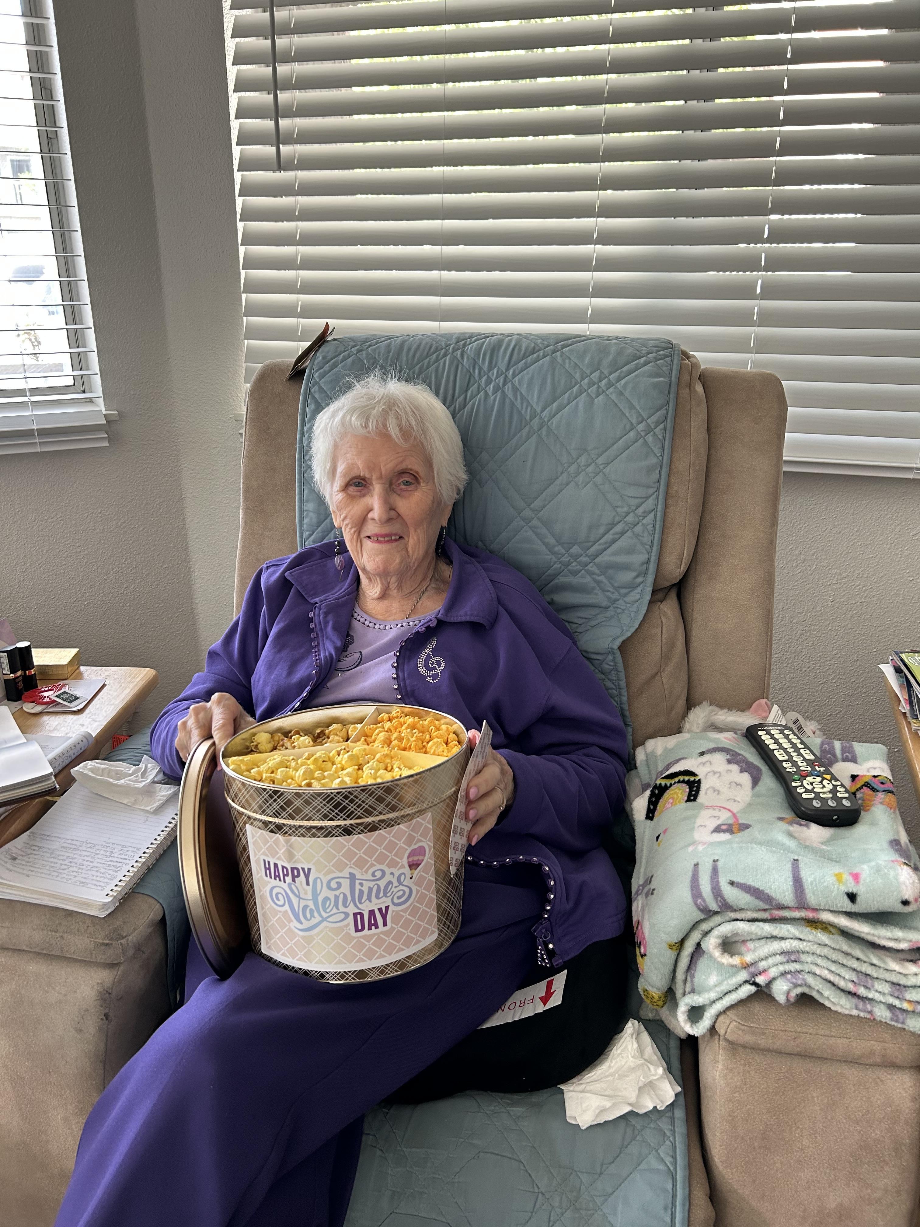 Mom Loved Popcorn and I sent …