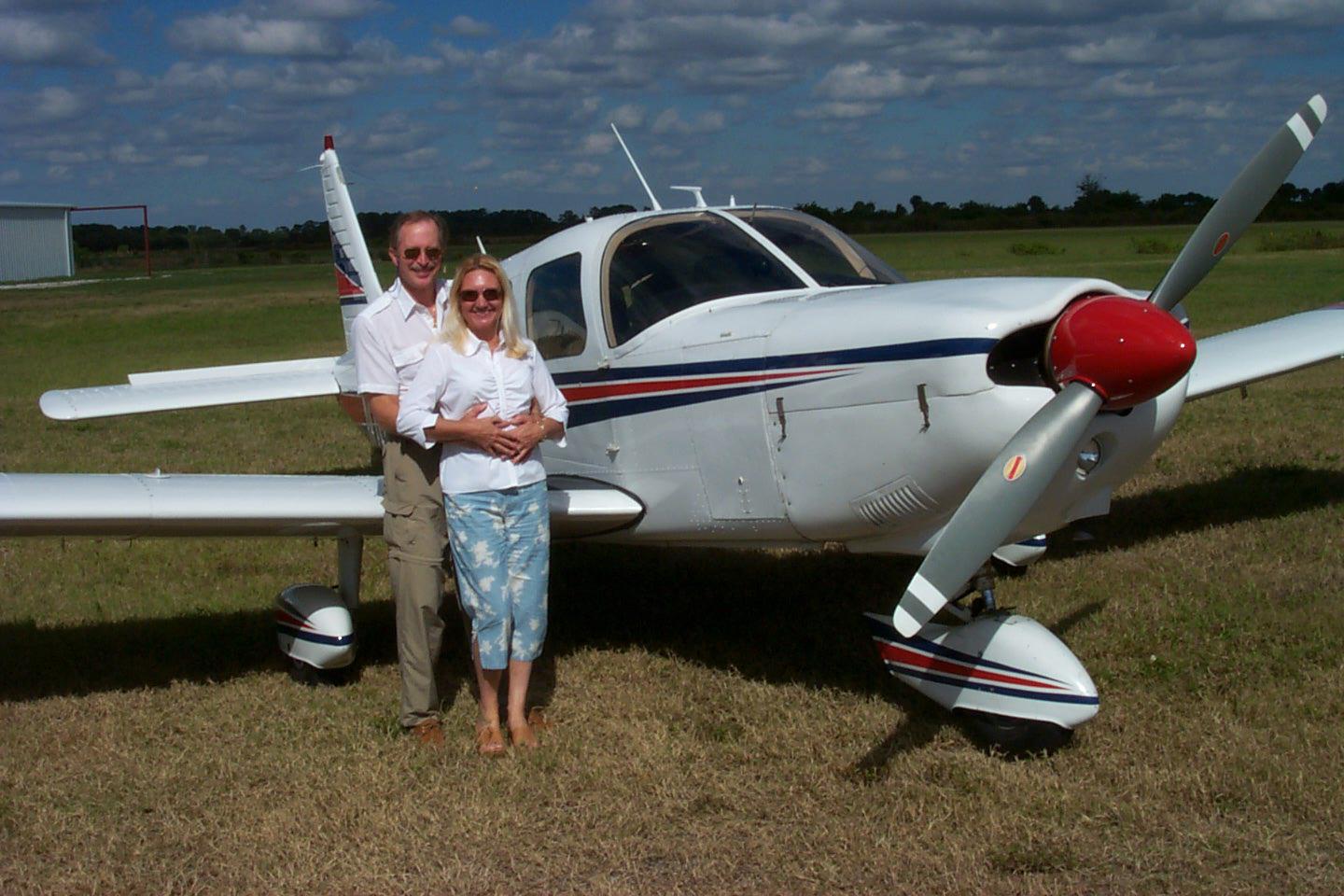 Landing on the grass strip be…
