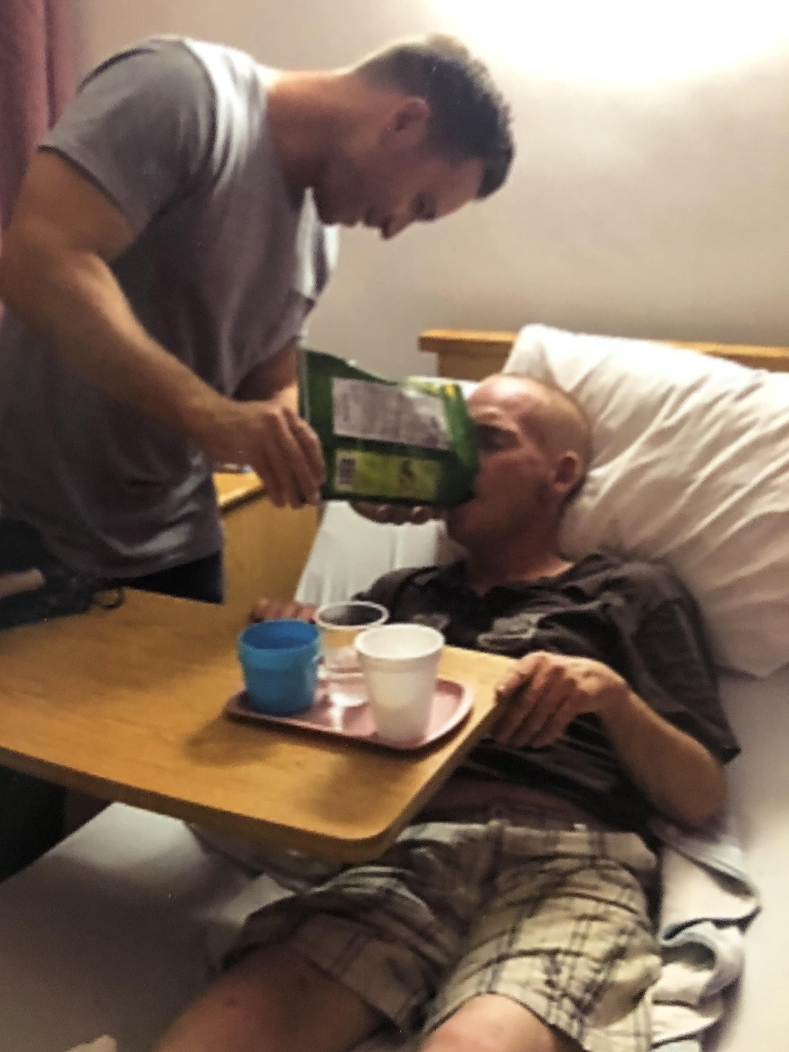 He loved eating all kinds of …