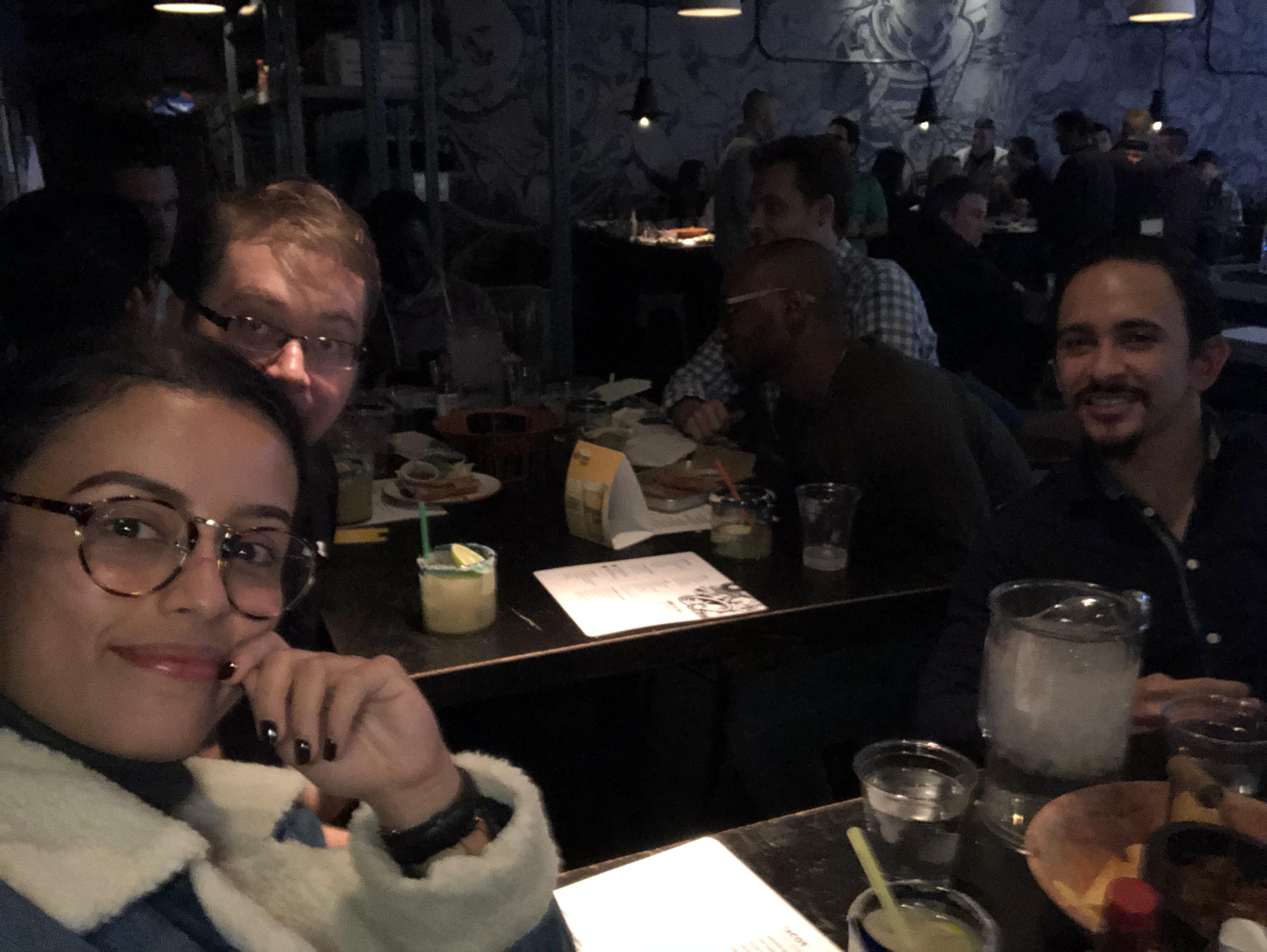 Drinks with the team