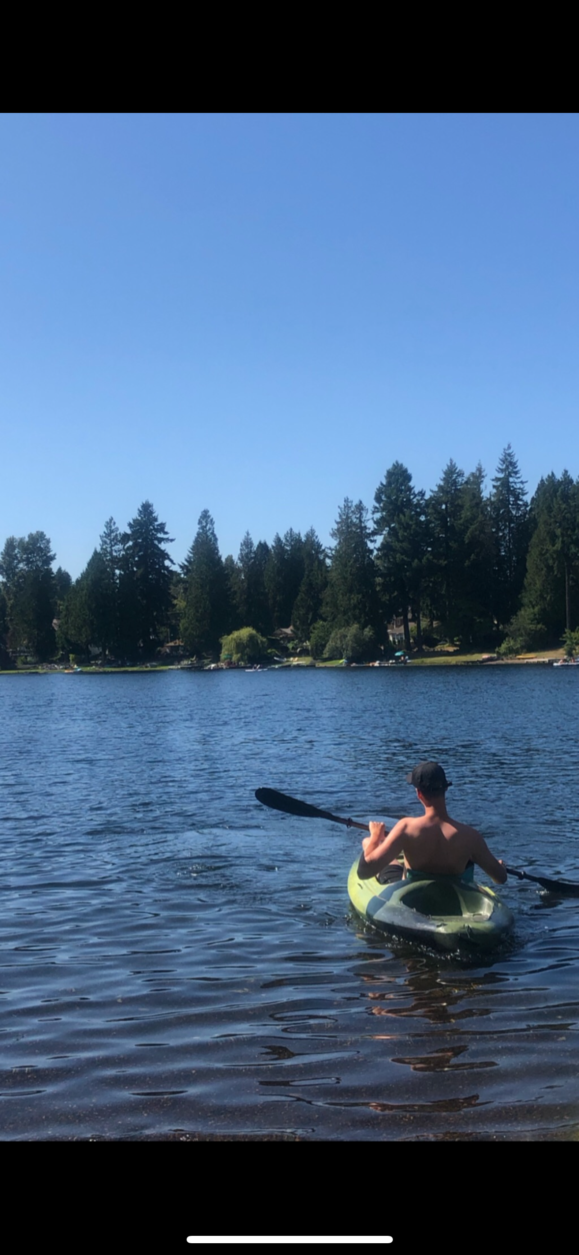 Blake Kayaking with us