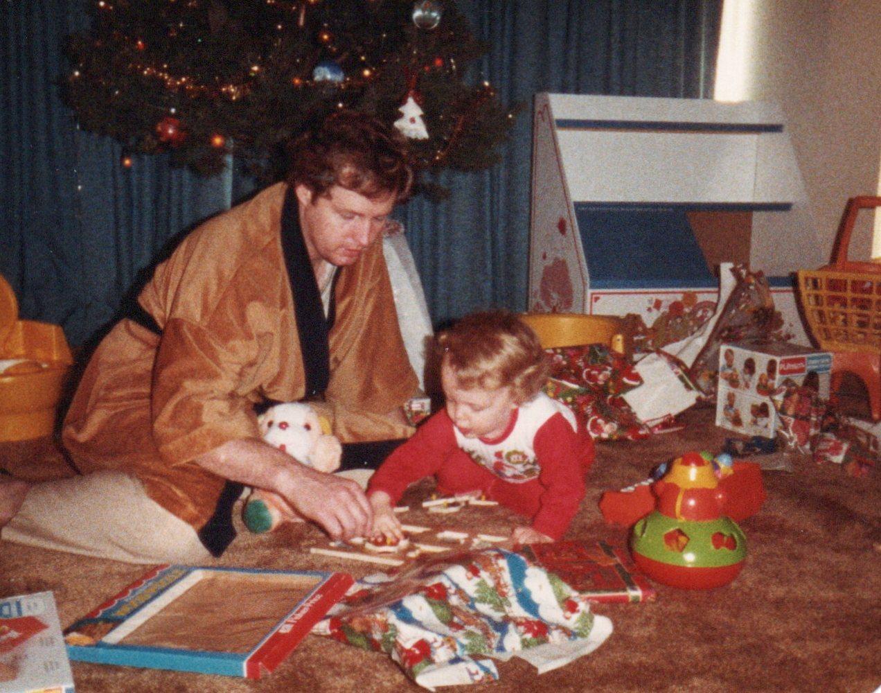 Dan at 21 months, doing a puz…