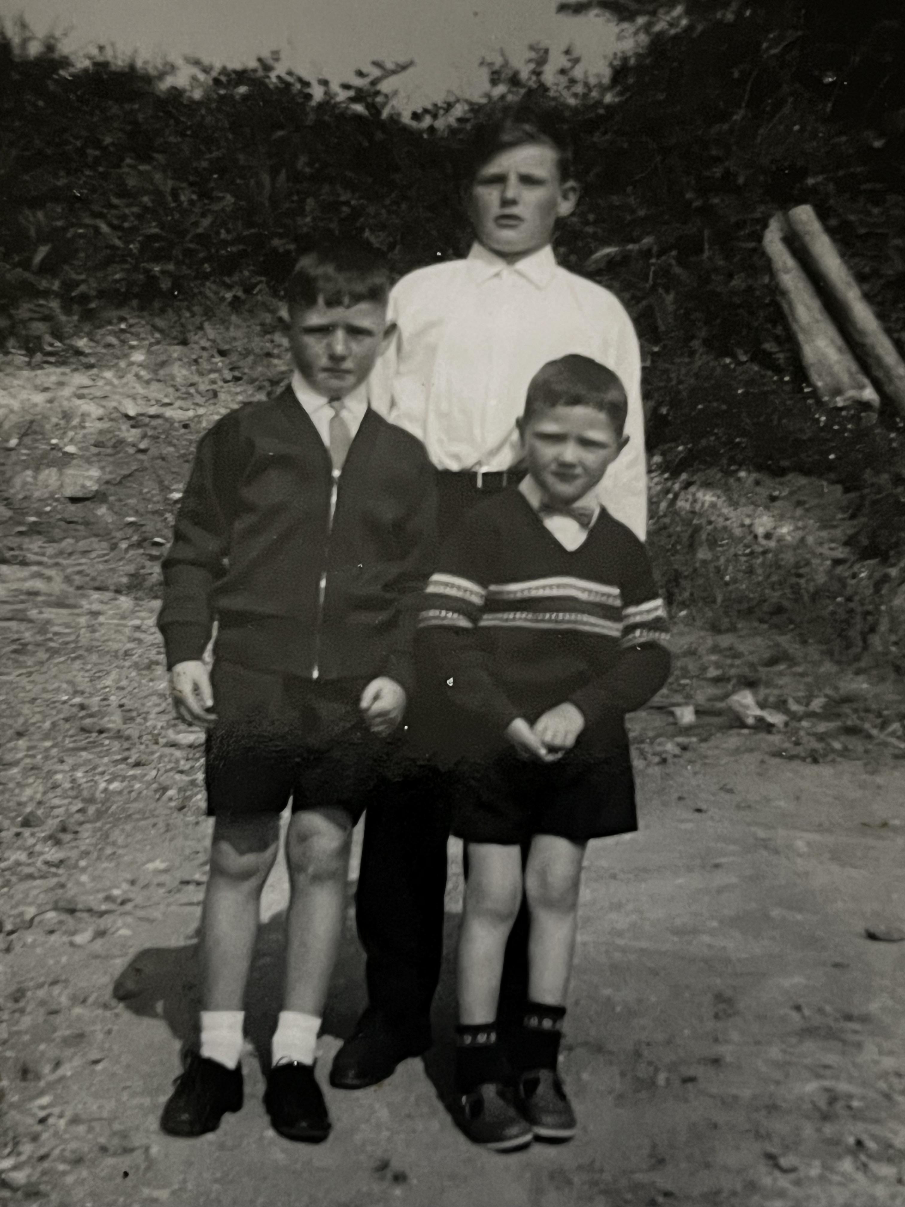 Dad , Seamus and Frankie