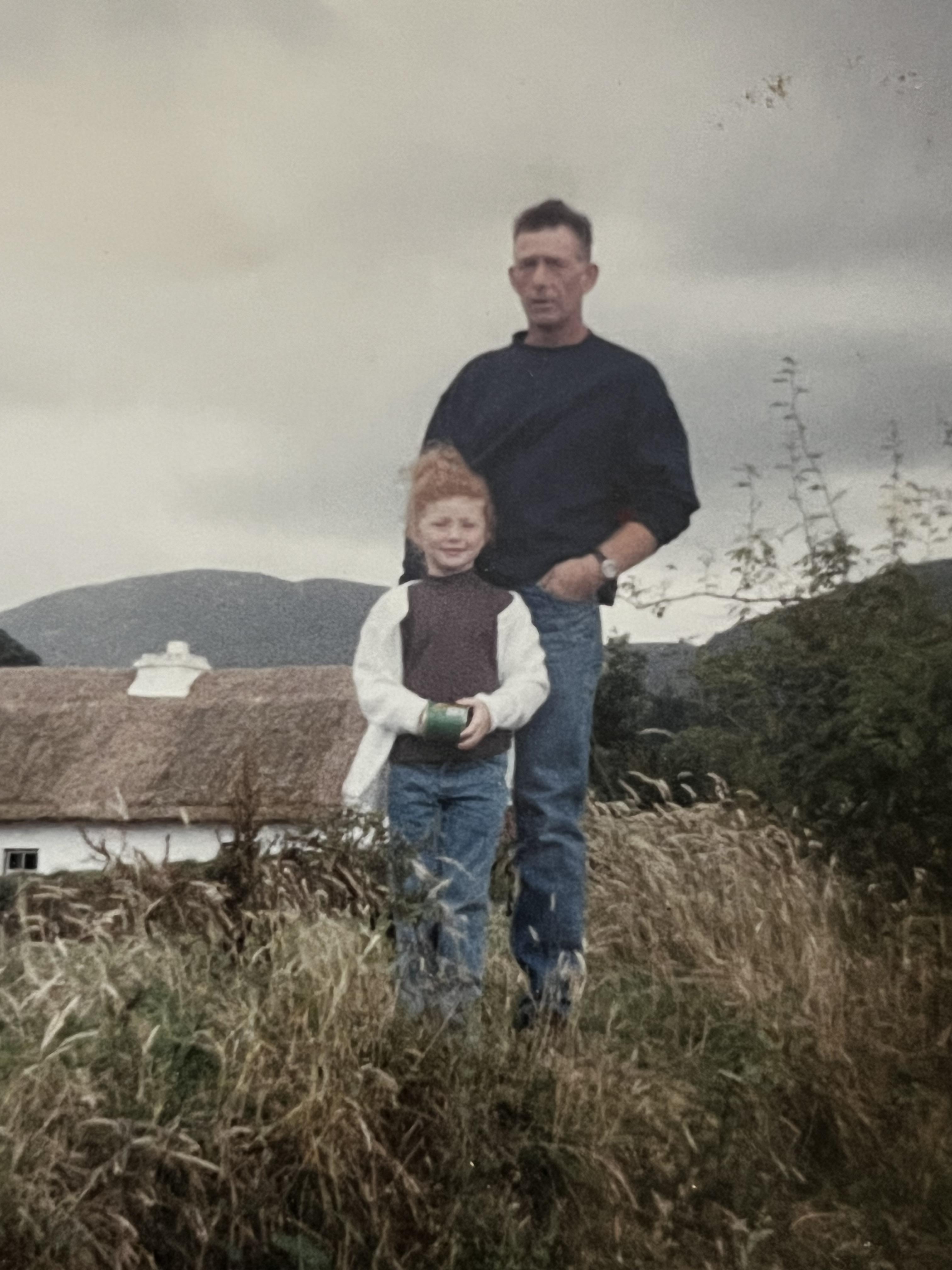 Dad and Eryn In Ireland