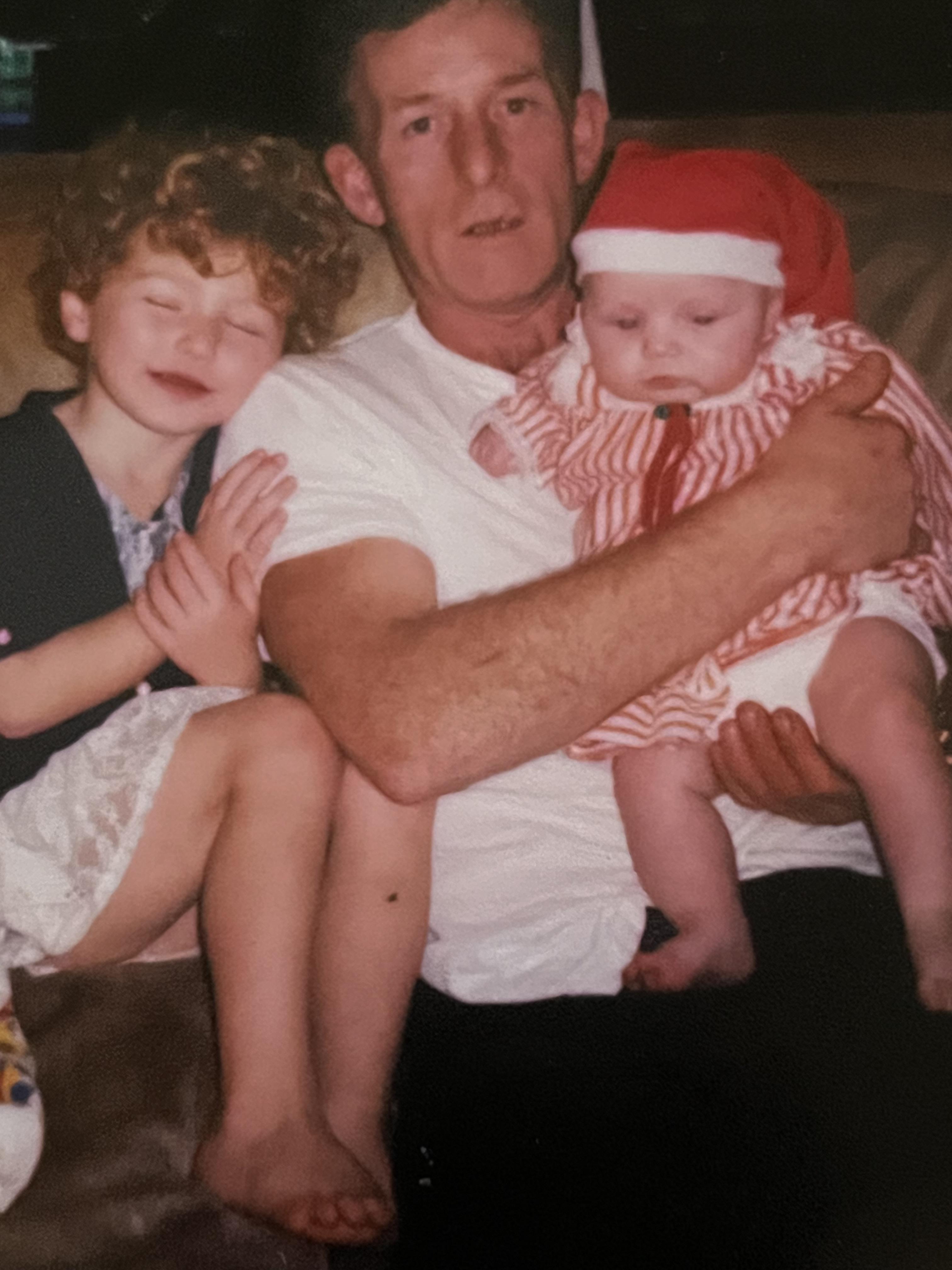 Eryn and Colleen with Dad