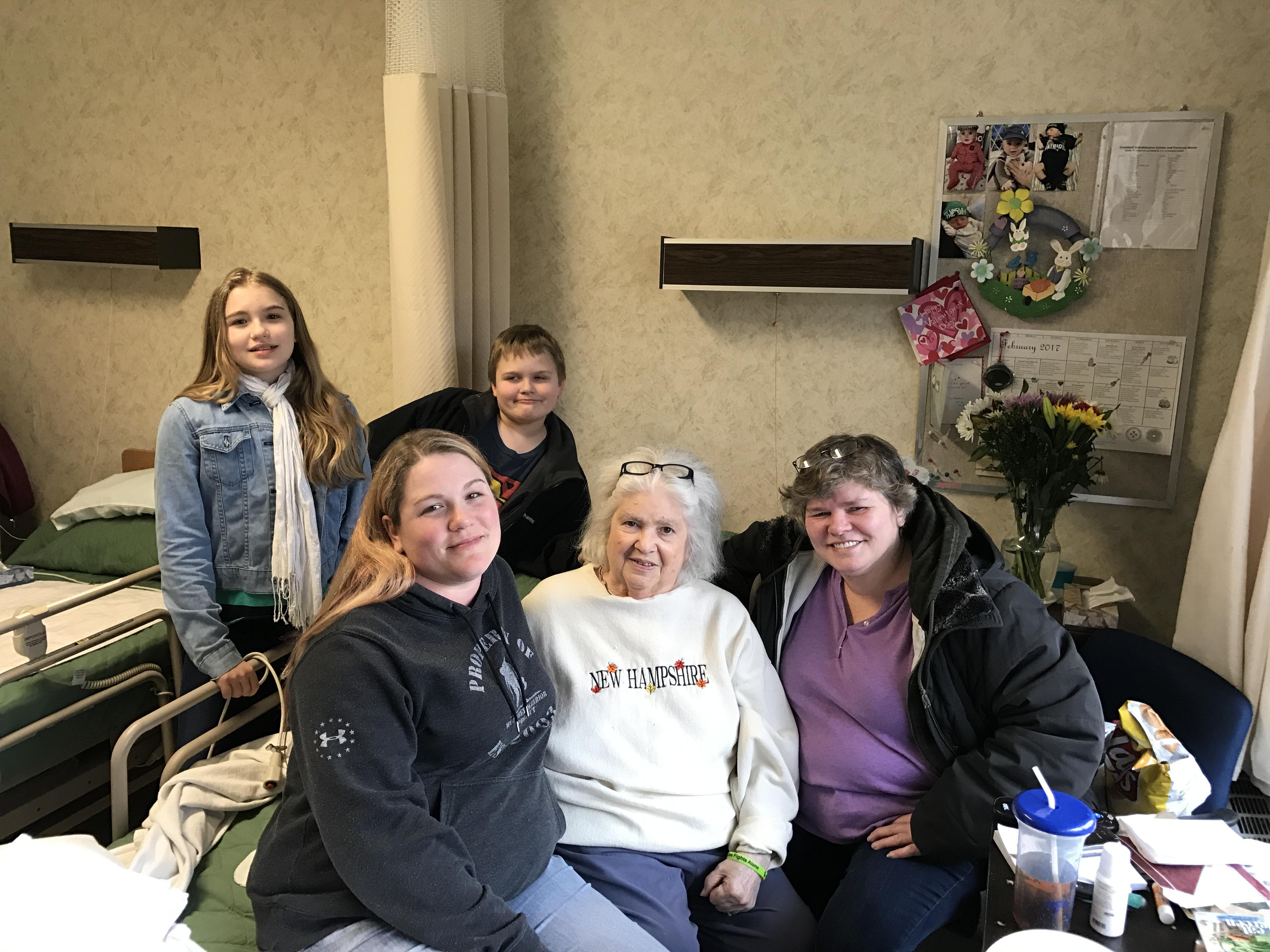 Visiting Great Grandma