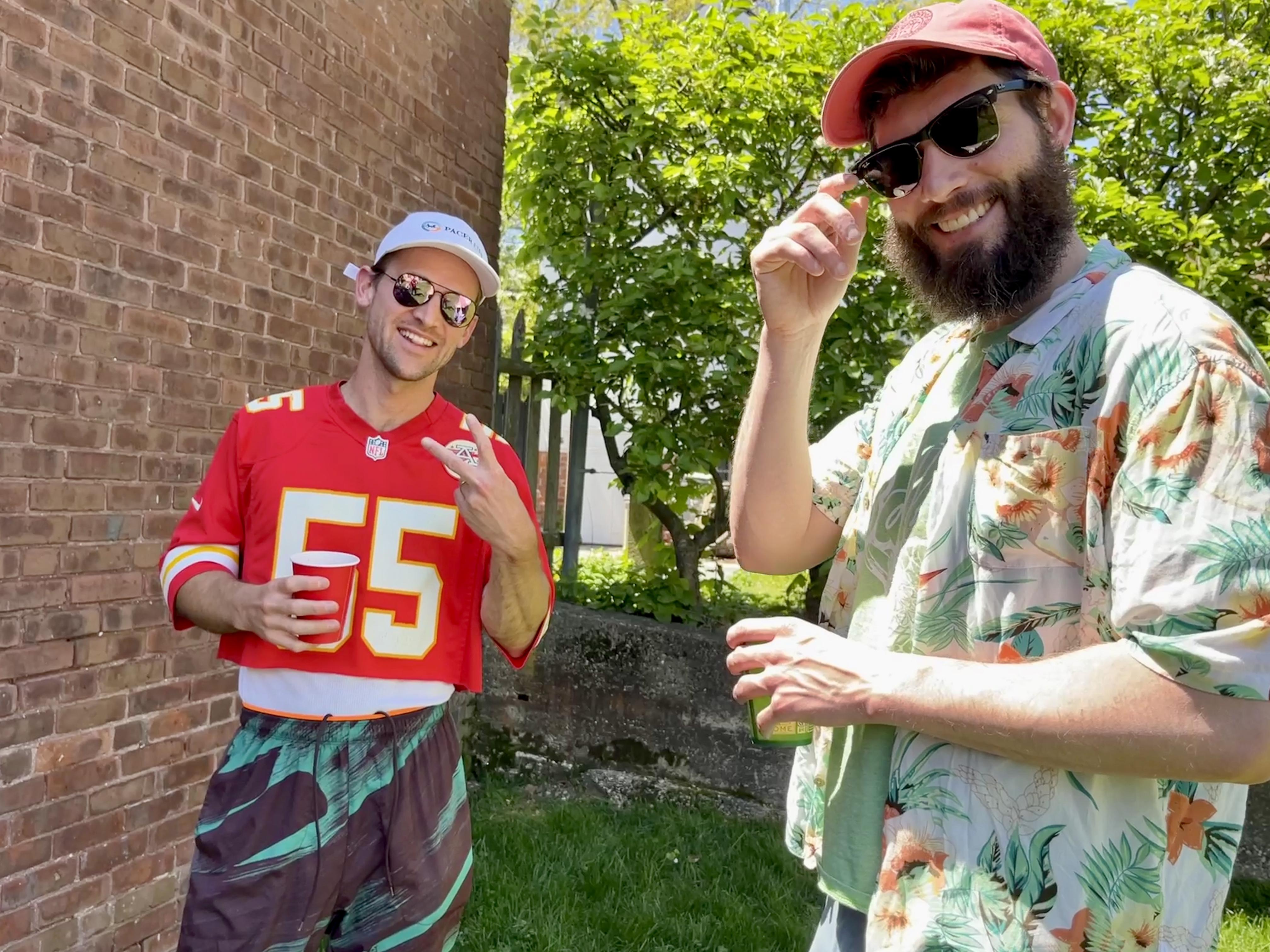 Eric and Byron, a bromance