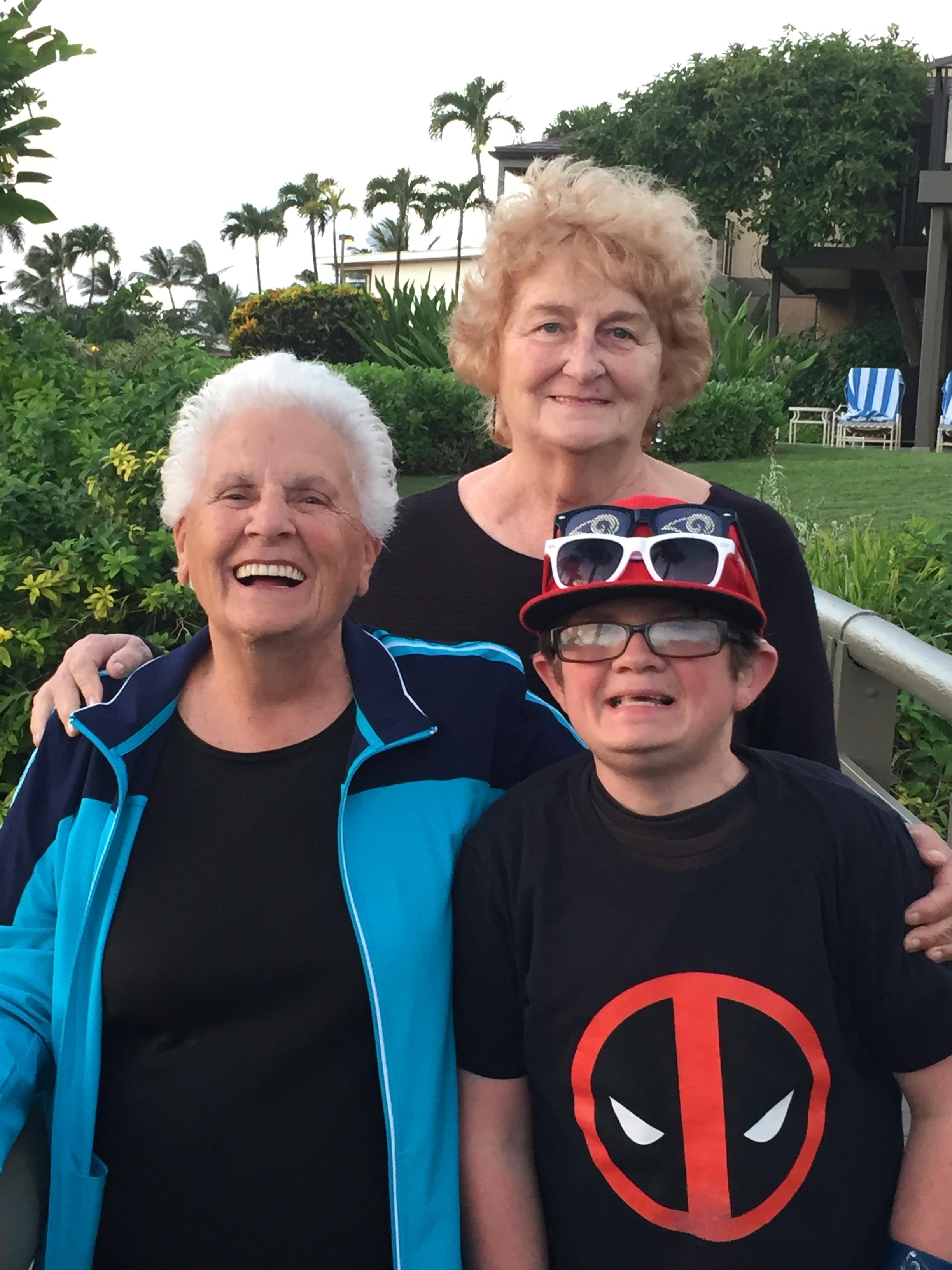 Angela and sister Rita and gr…