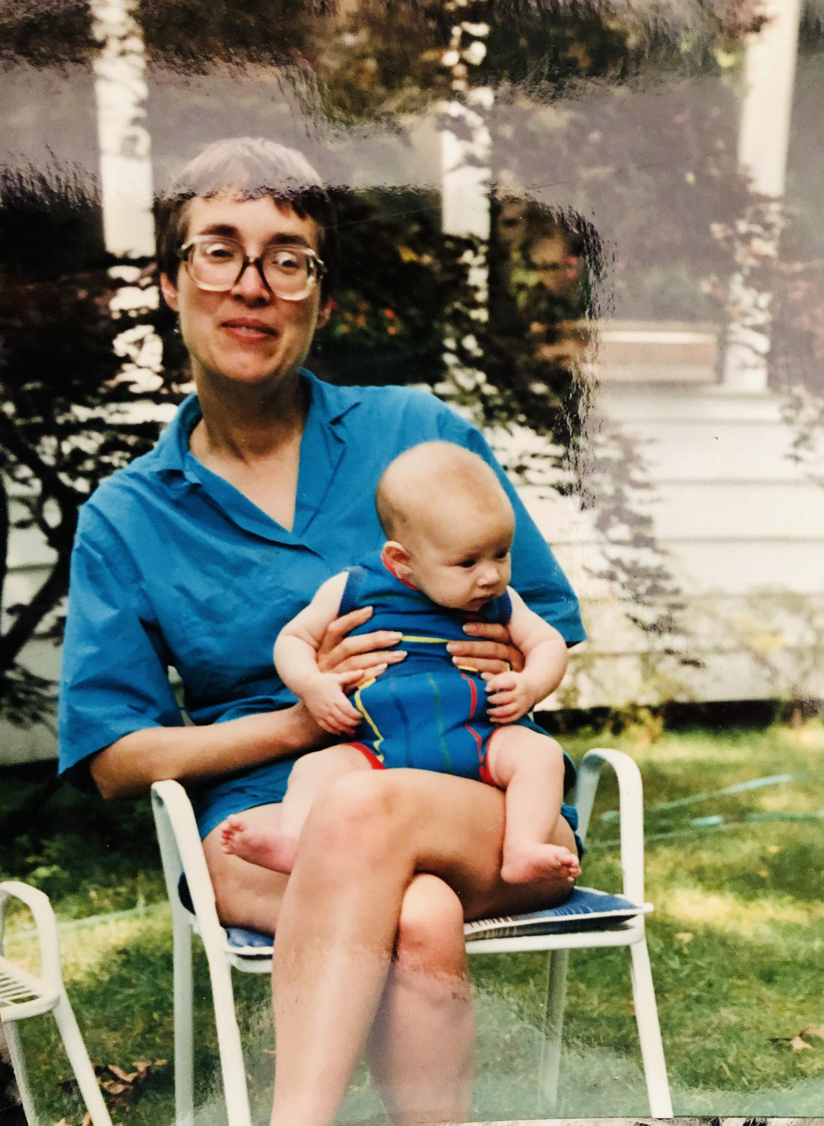 Ann holding baby julie