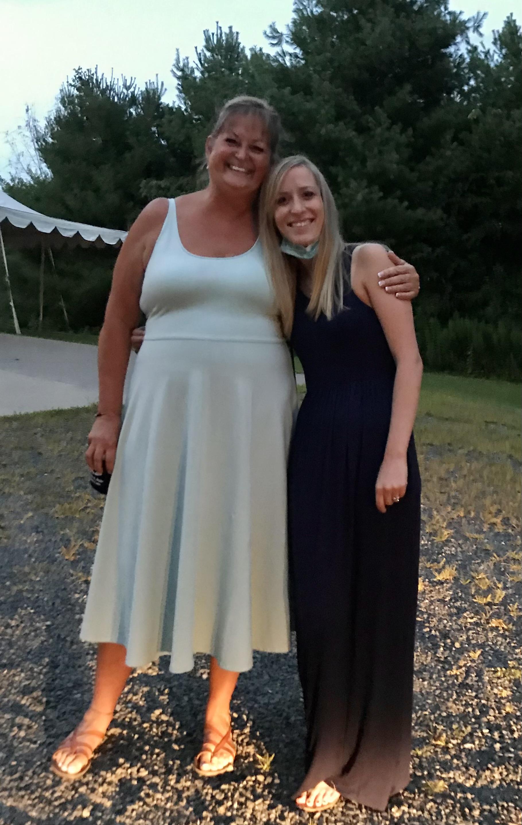 Sara and her Mom at Andrea’s …