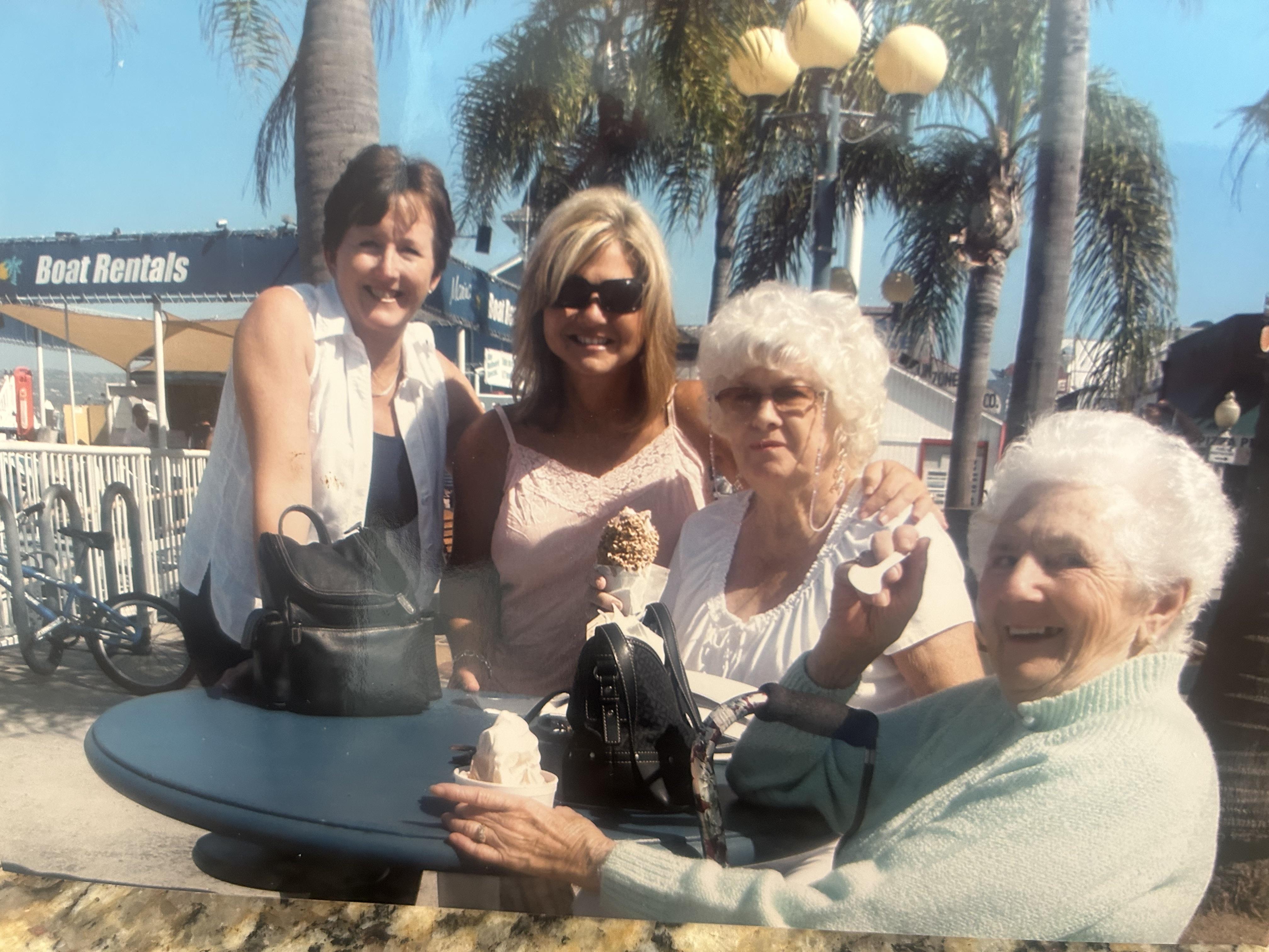 Taking the moms' out for ice …