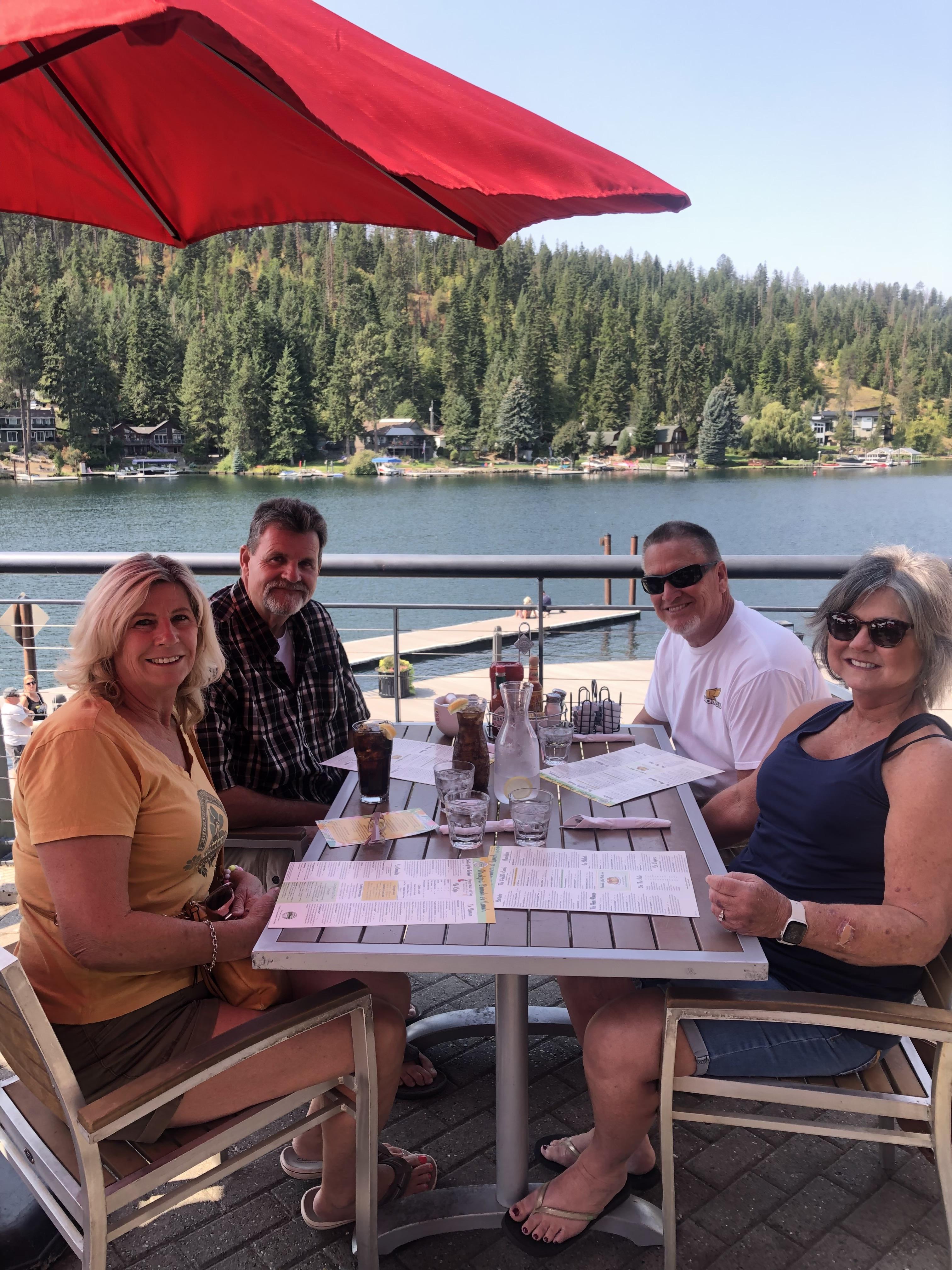 Lunch overlooking the beautif…