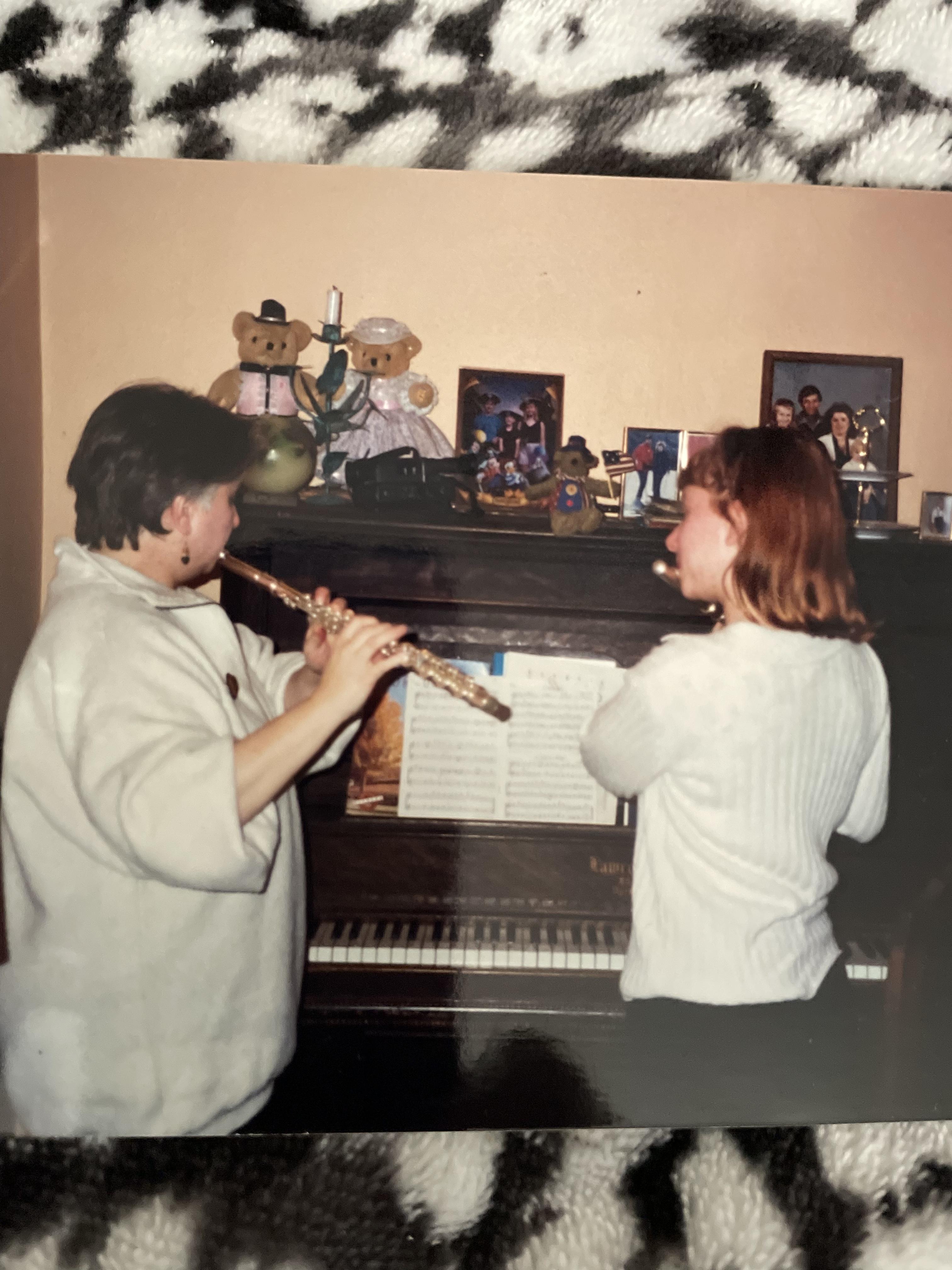 Me and Mom playing a Christma…