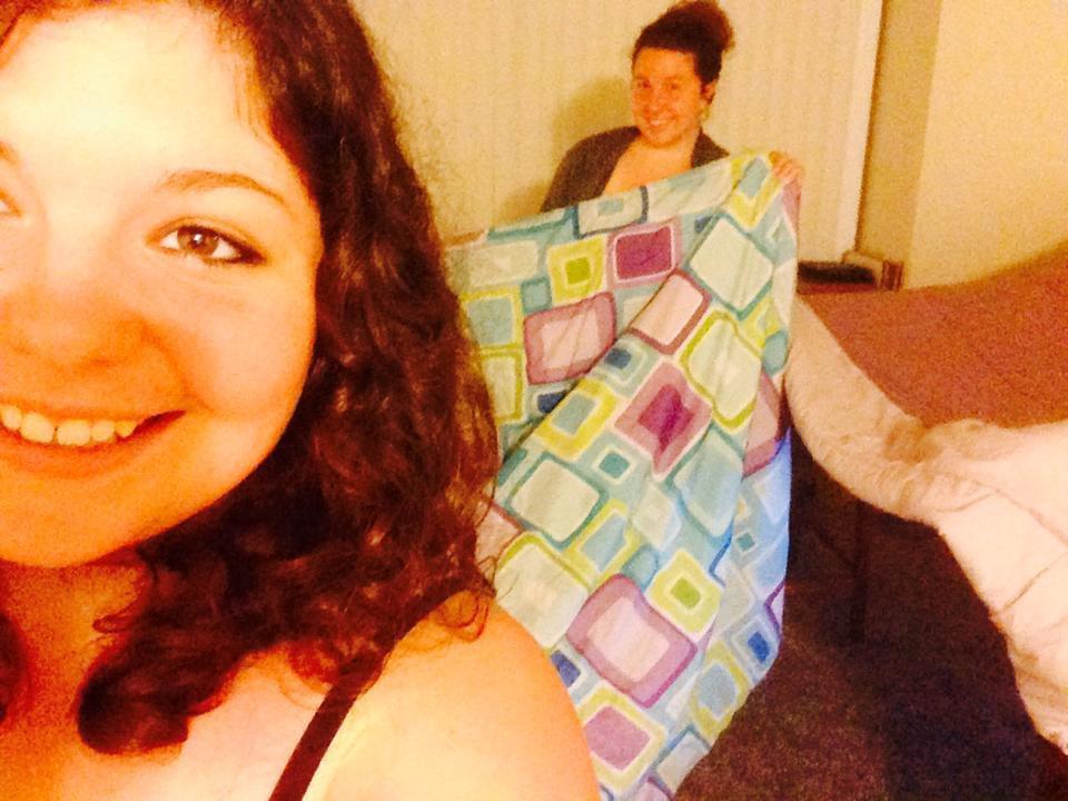 Sam and I liked to make forts…