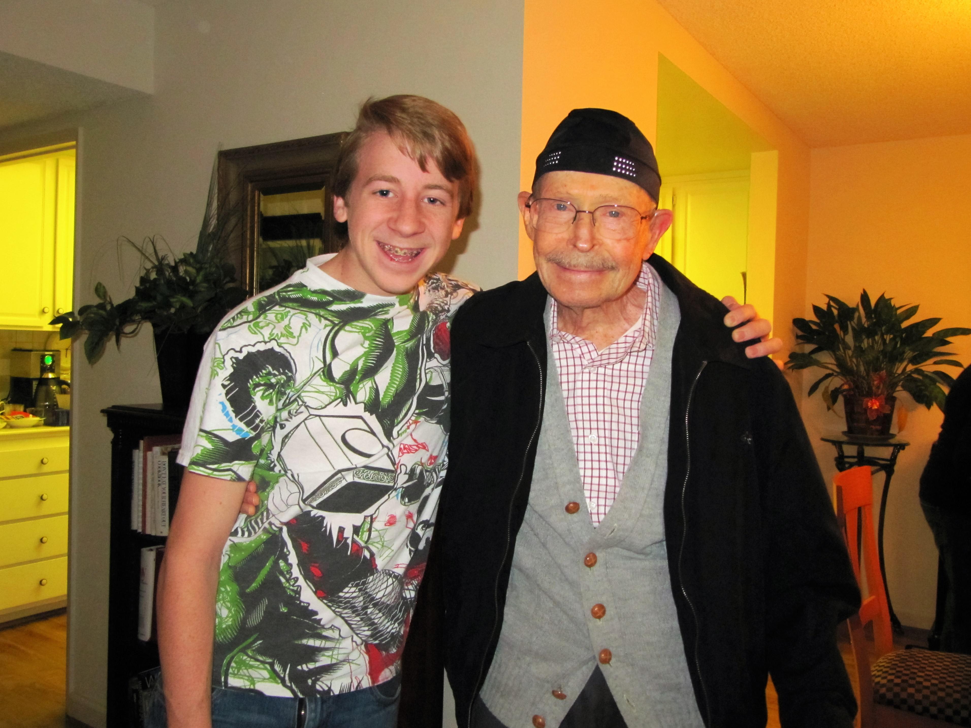 With Nathan at Christmas