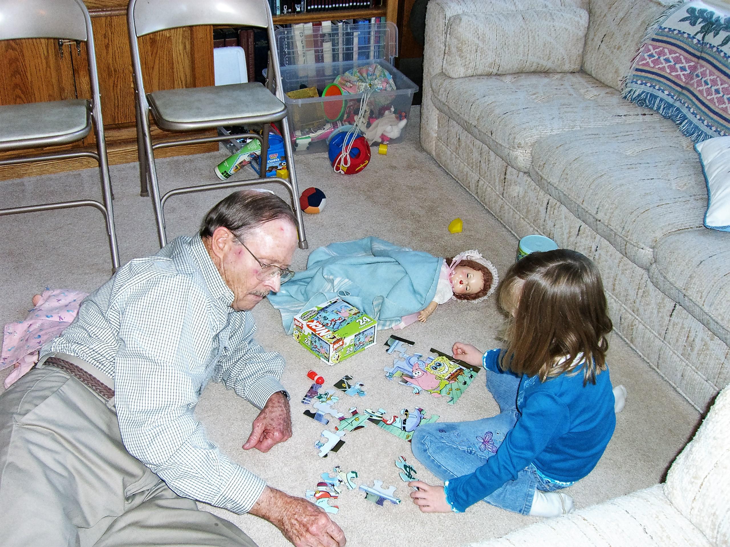 Playing with Hannah