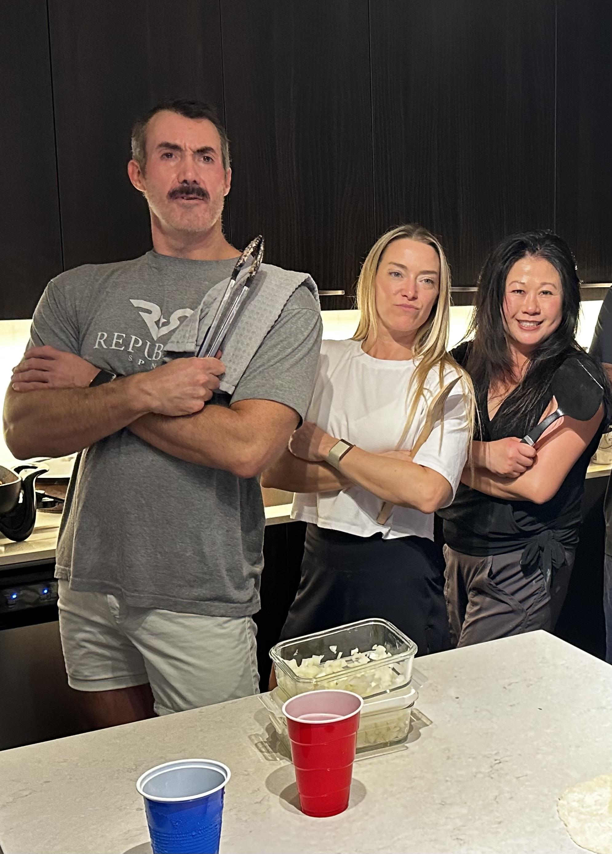 Cooking up some fun in the ki…