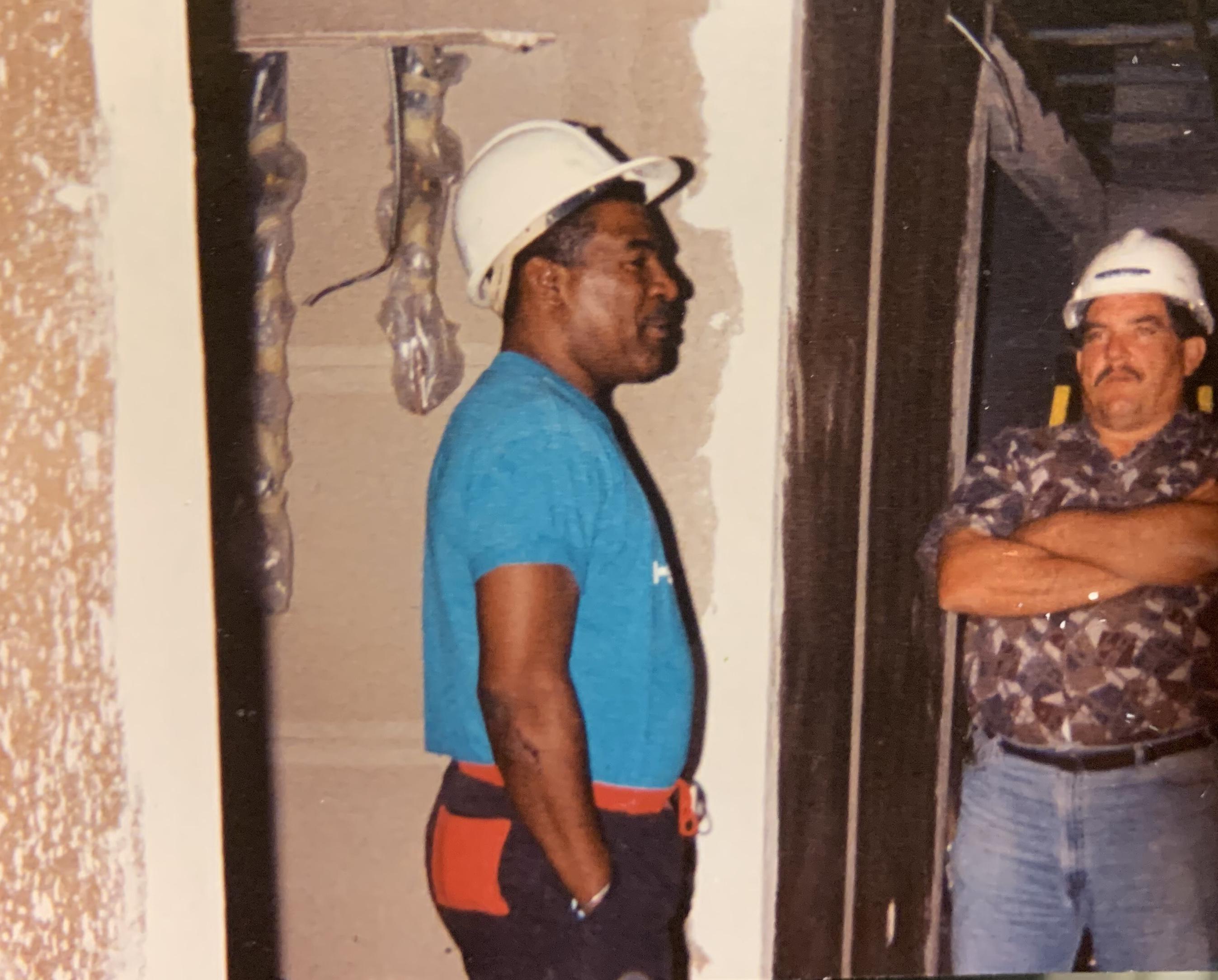 Daddy at the construction site