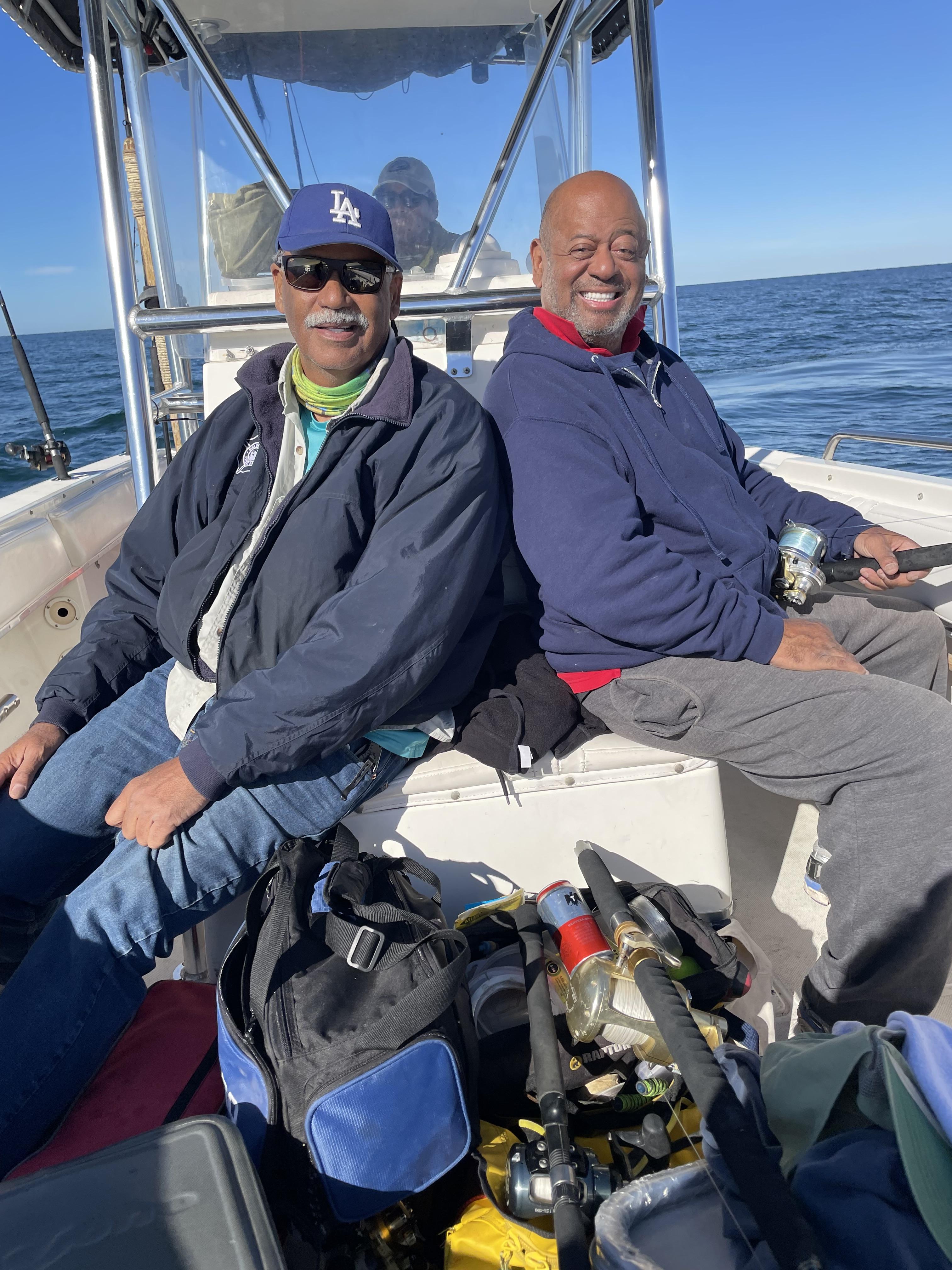 With my brother 1st maté and …
