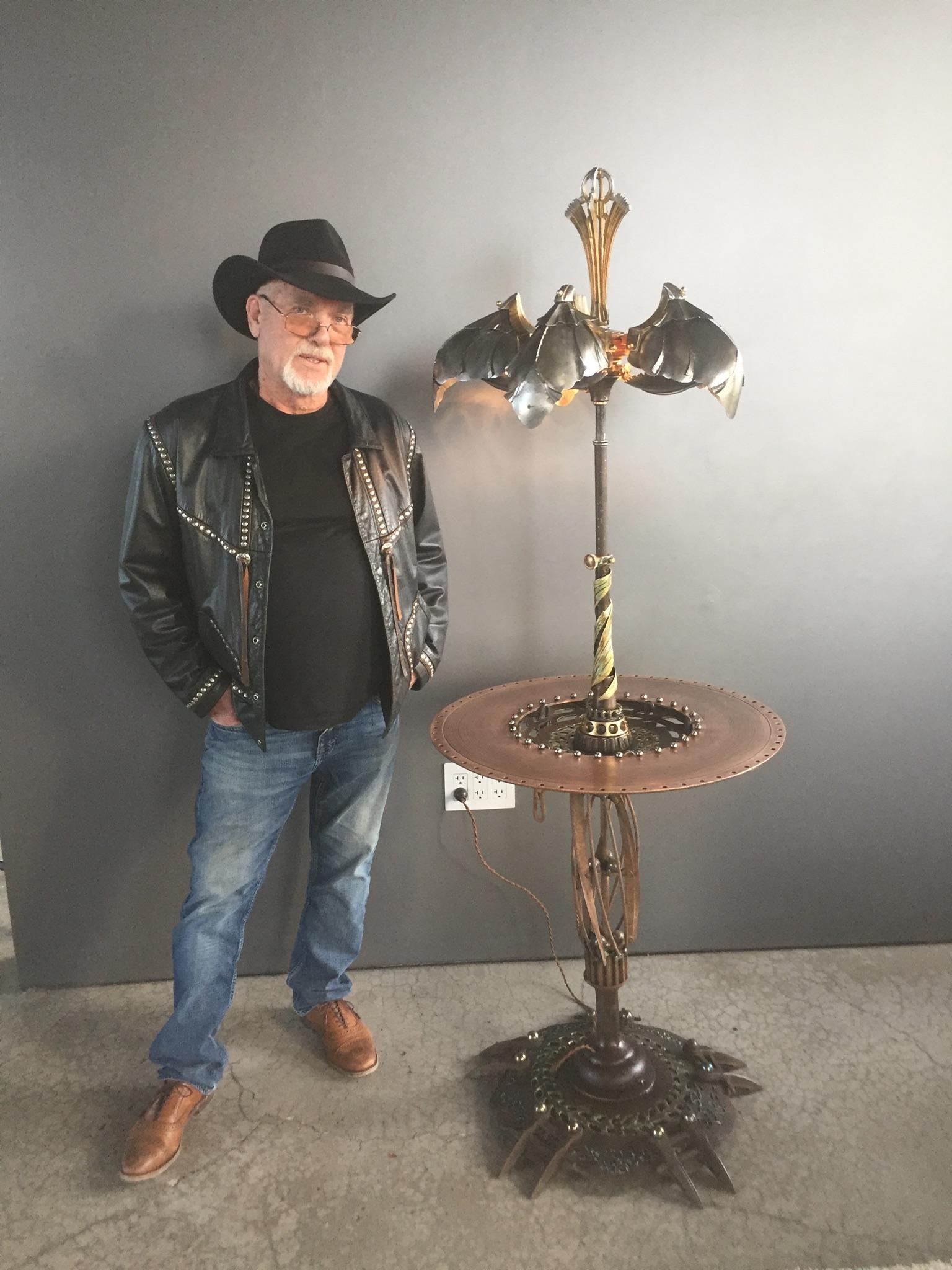 Ken looking good with his art!