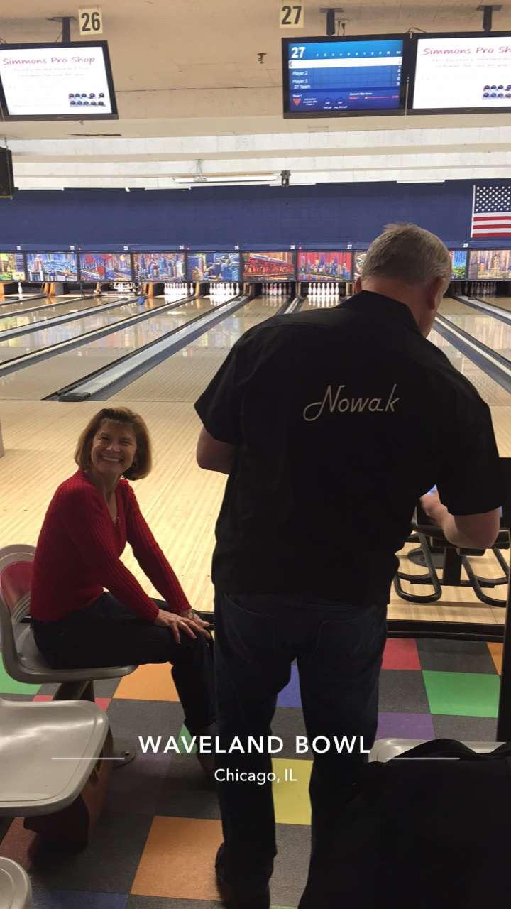 Bowling with Dad!