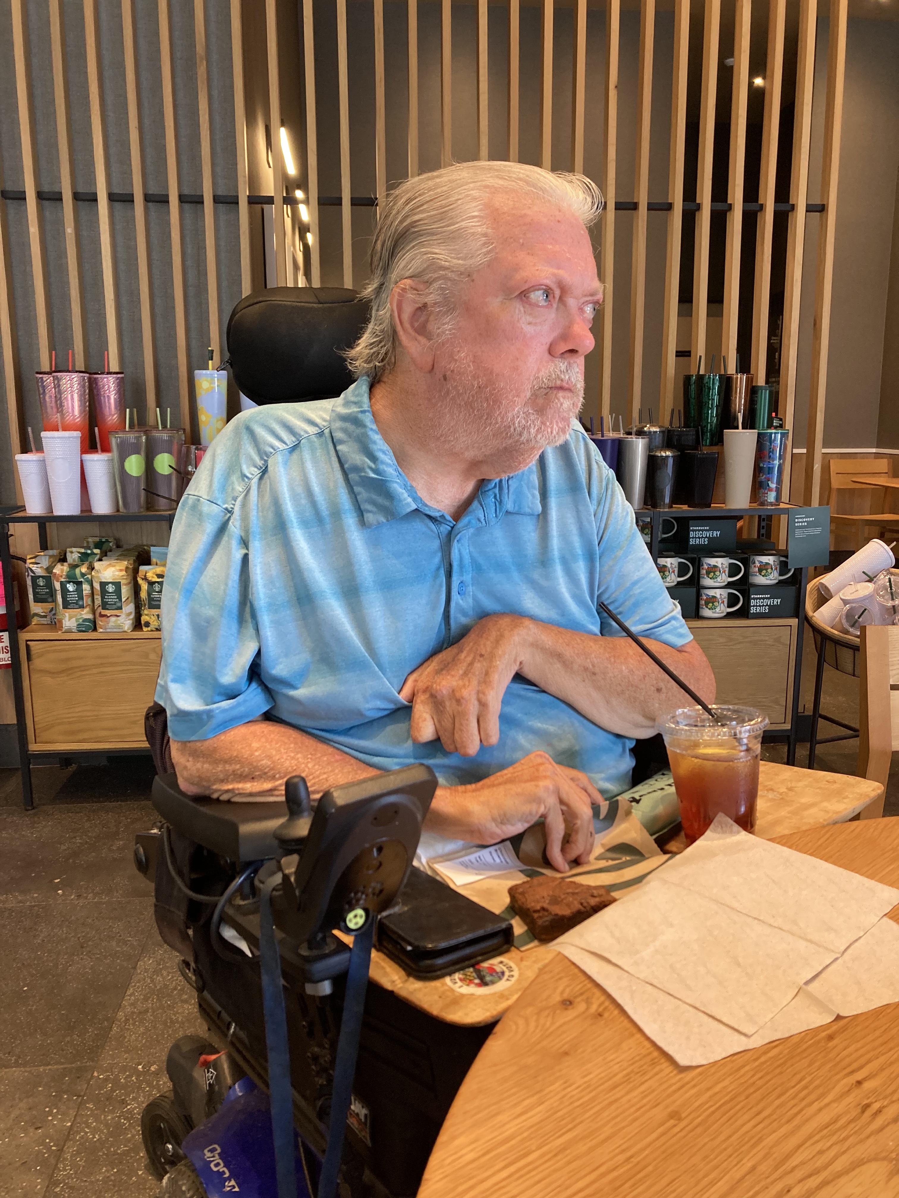 The last time I saw David.