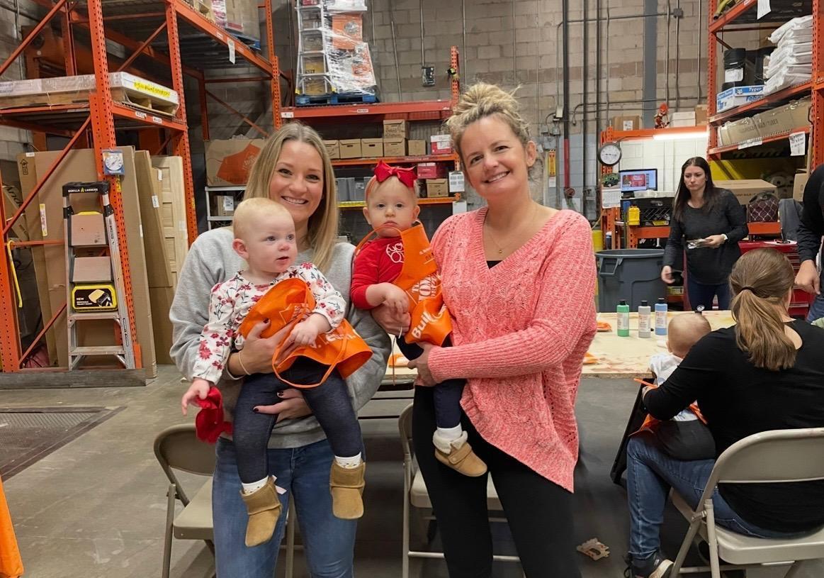 Home Depot craft day circa 20…