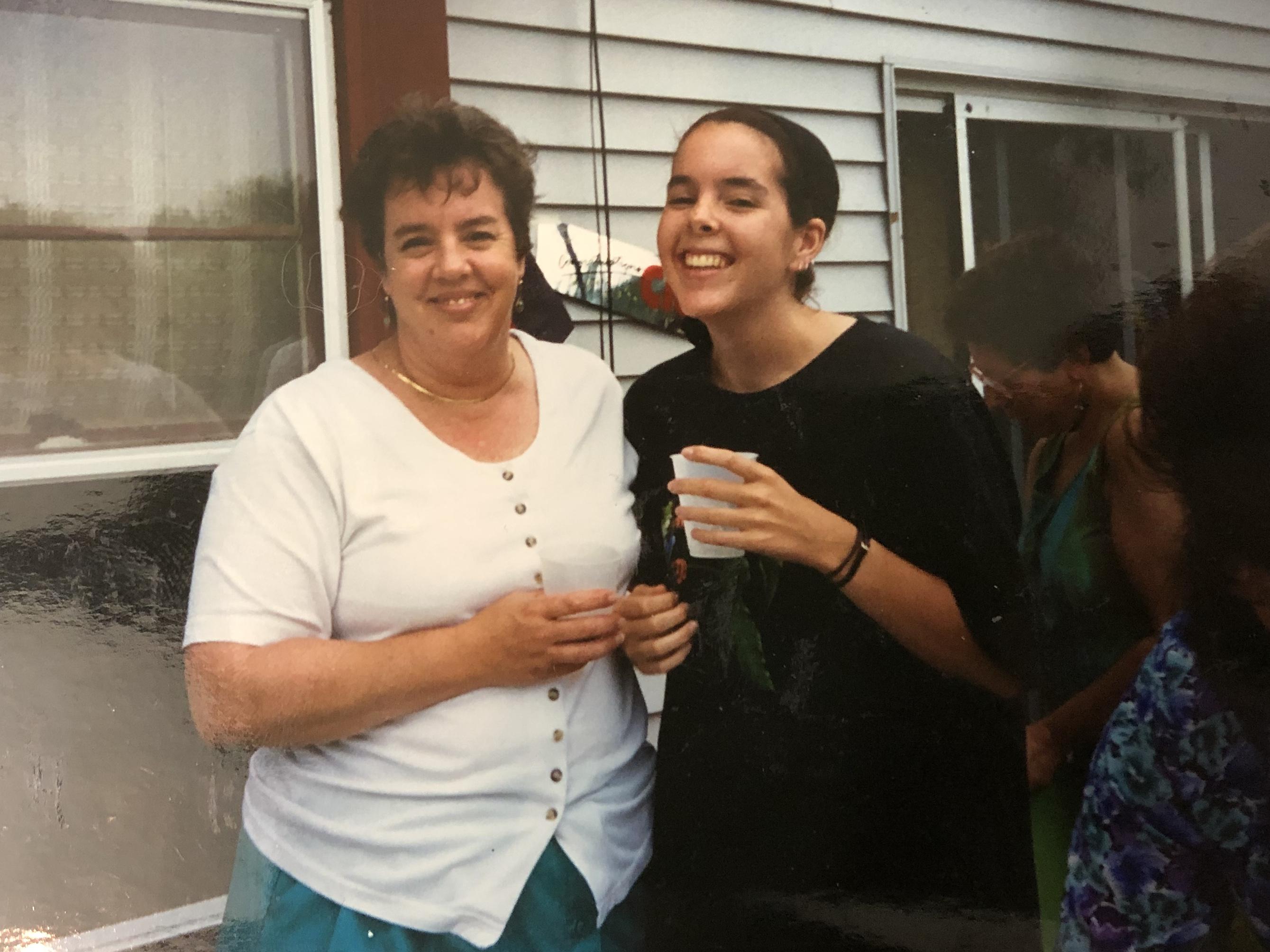 Mary and Jerusha at my house …
