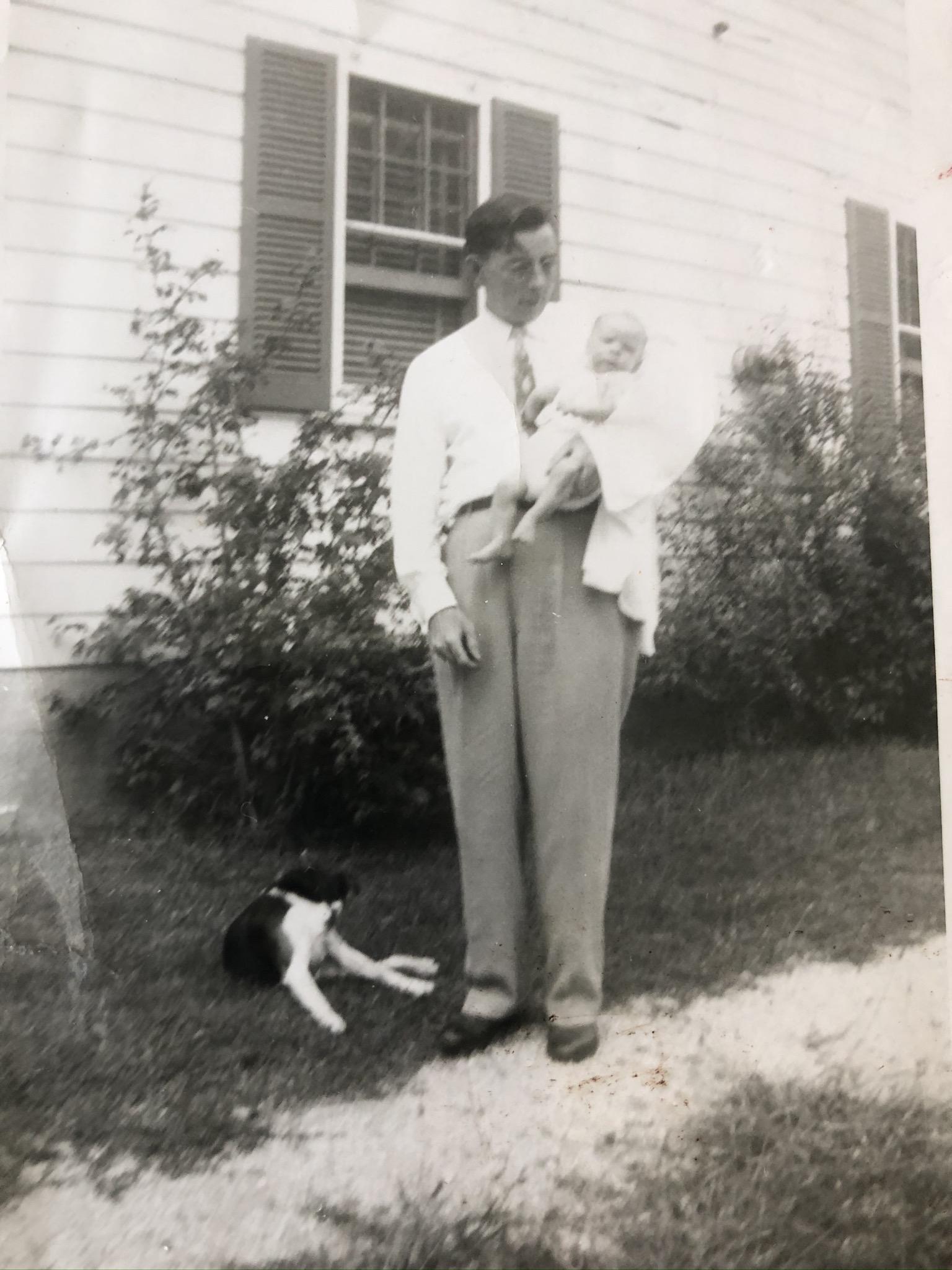 Jerry as a baby with Dad and …