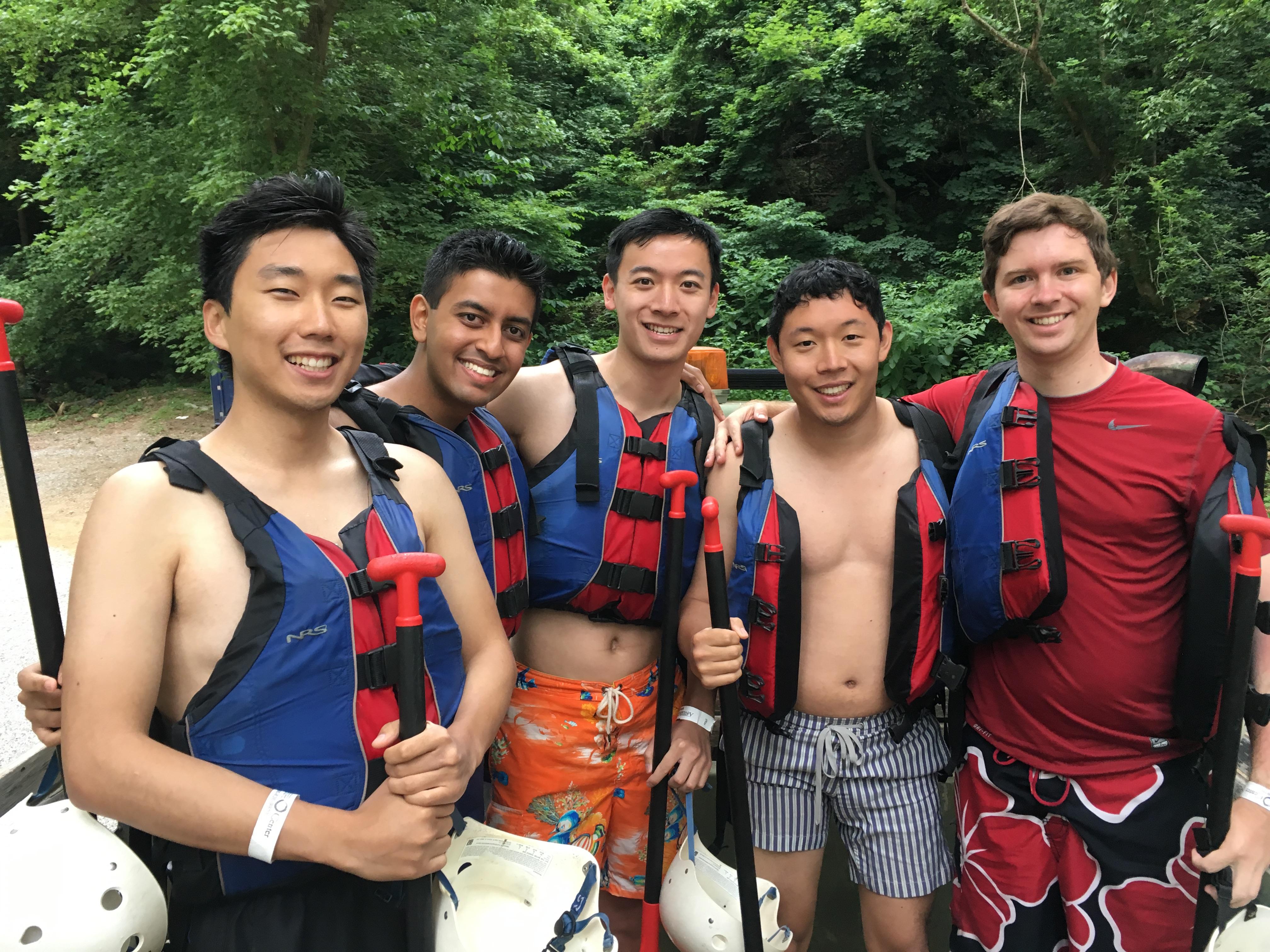 Chris and our college friends