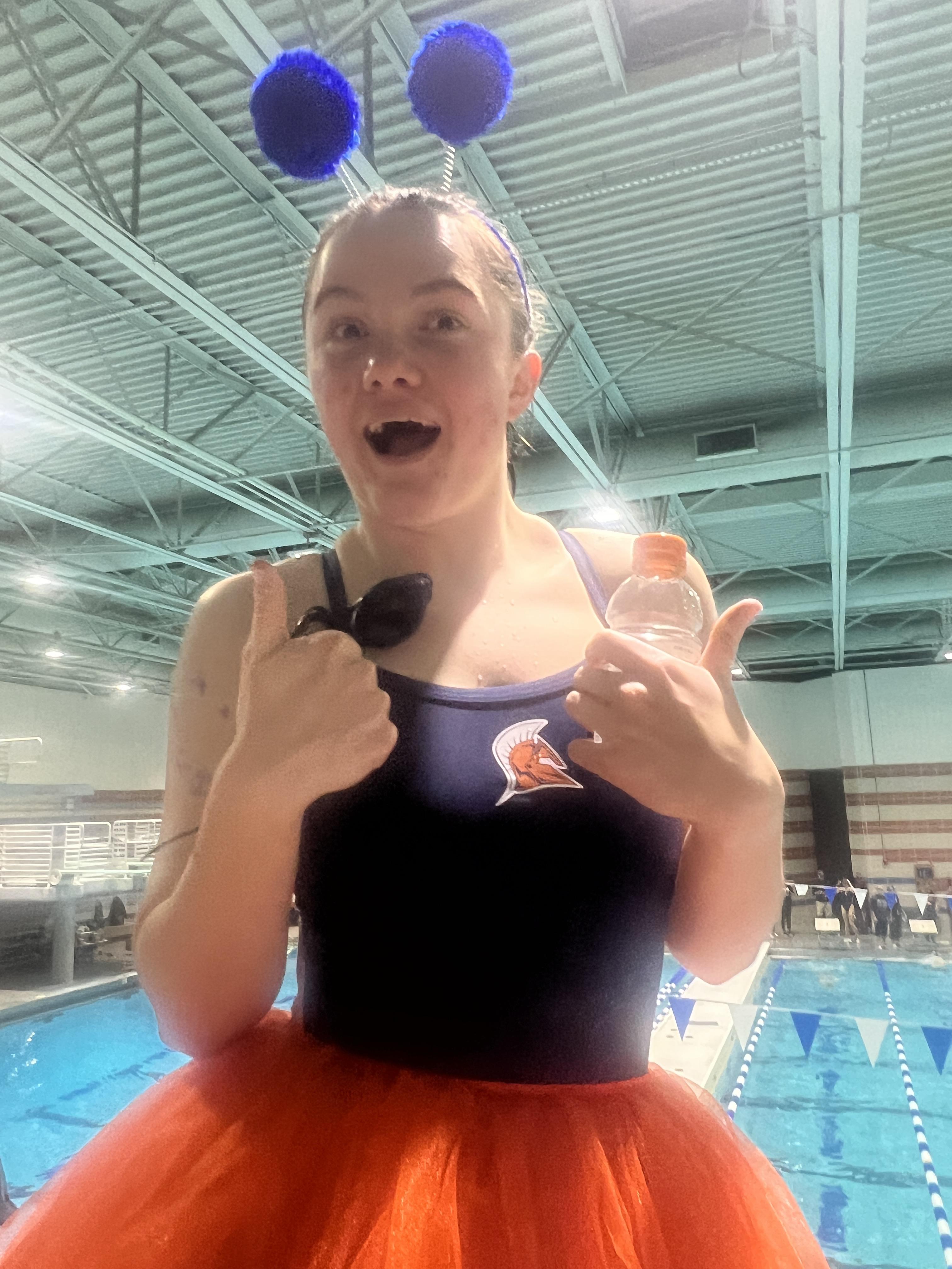 Senior night swim