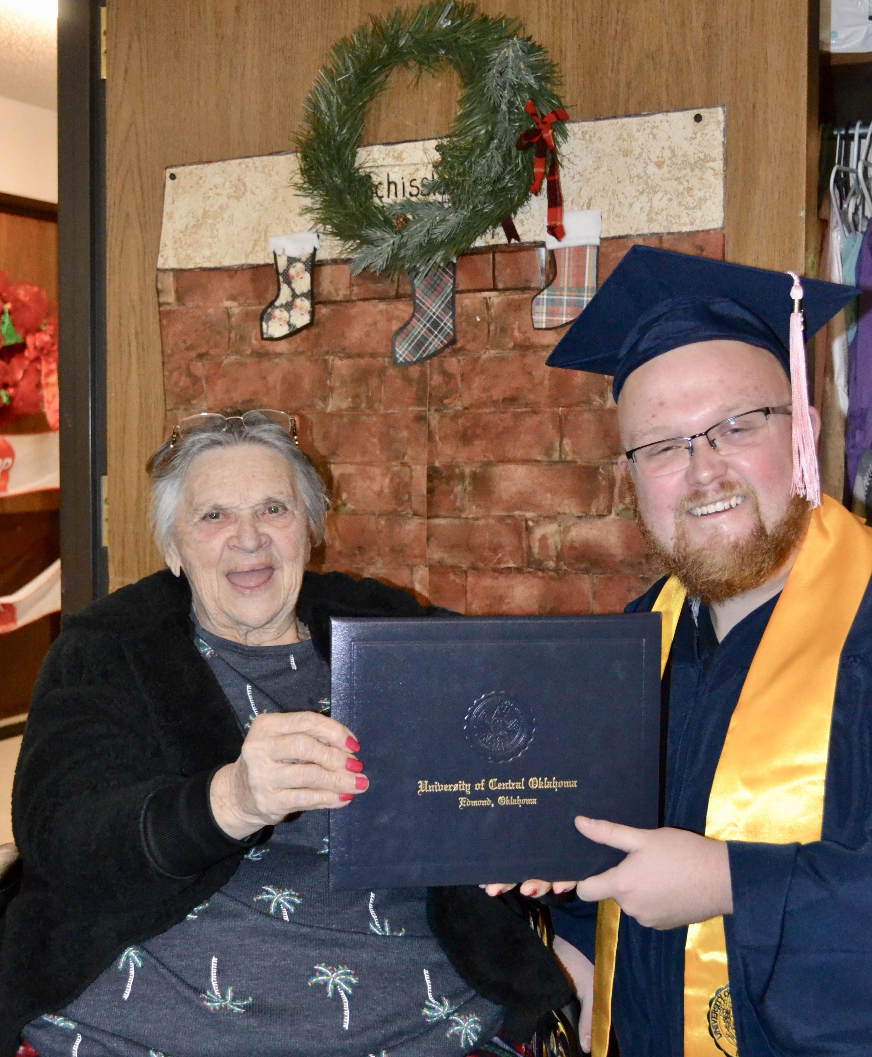 One proud Grandma & Ryan