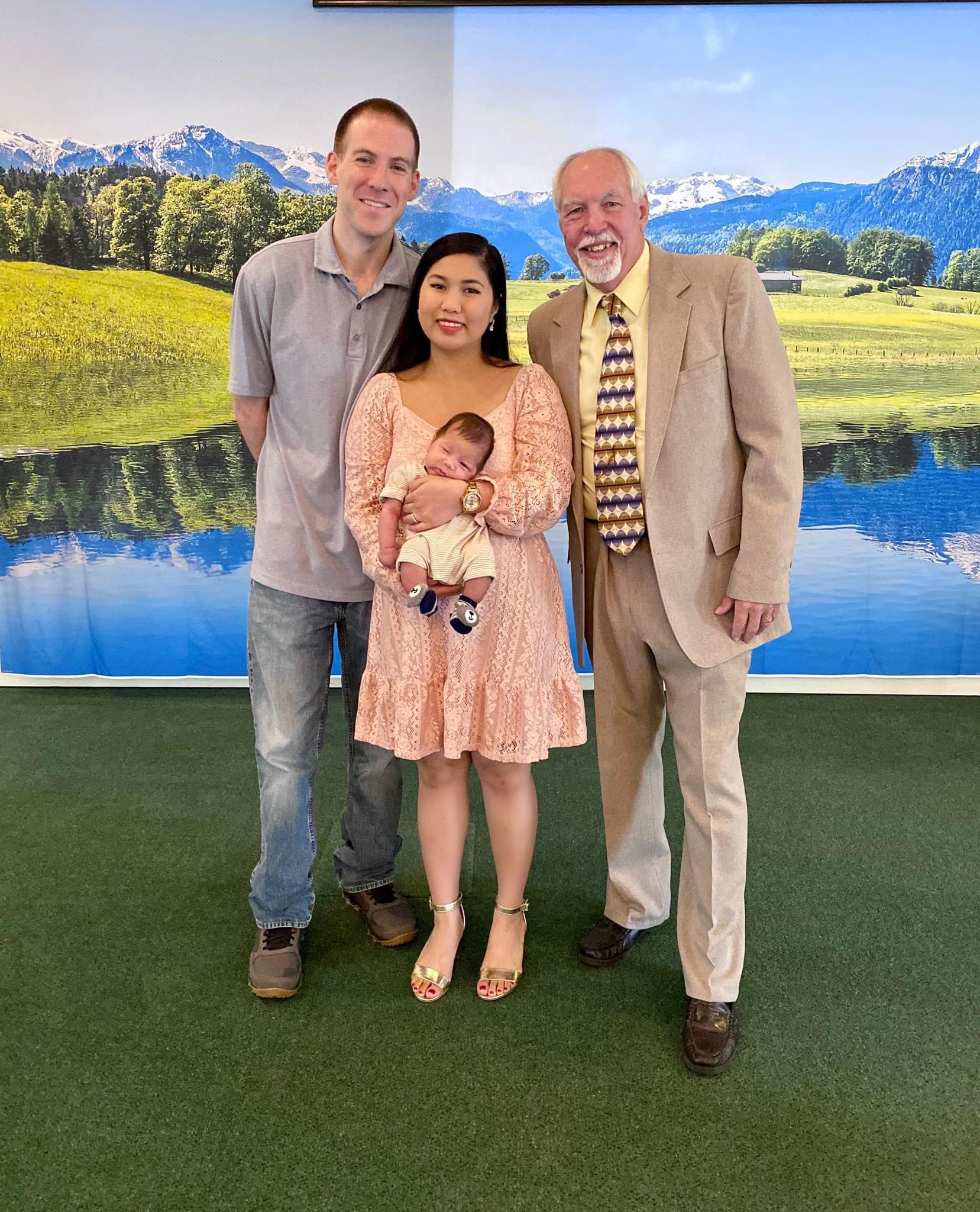 TJ’s Christening on August 21…