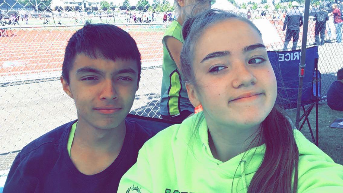 At a Kitsap Fliers Track Meet…