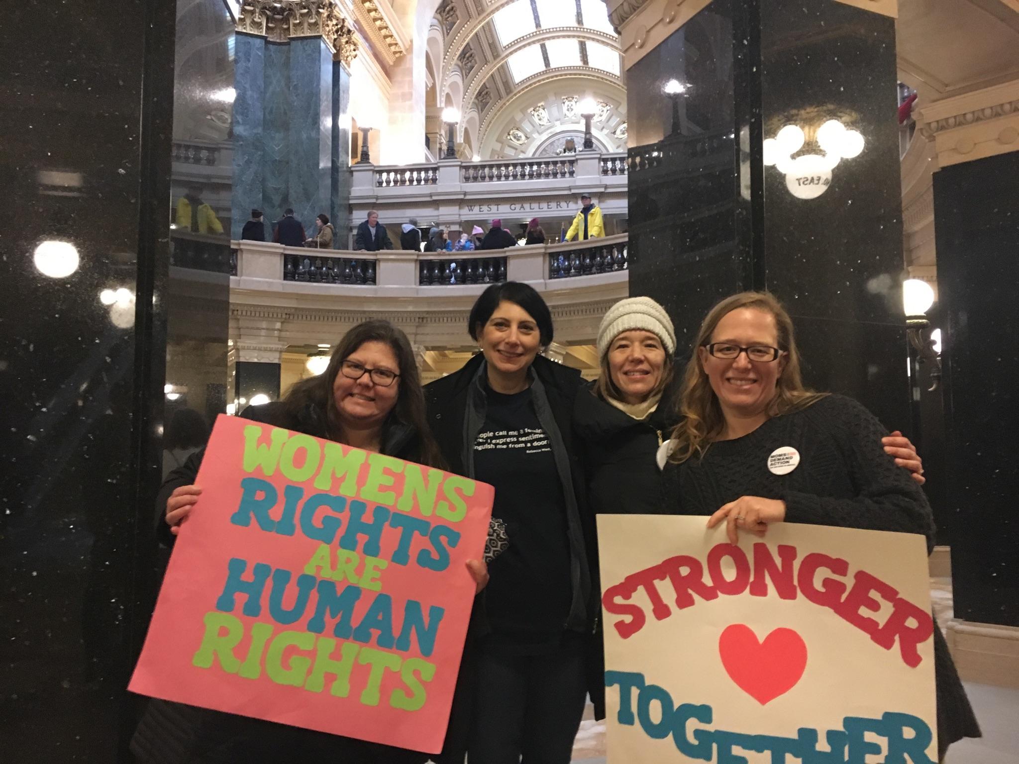 Madison, WI for a rally