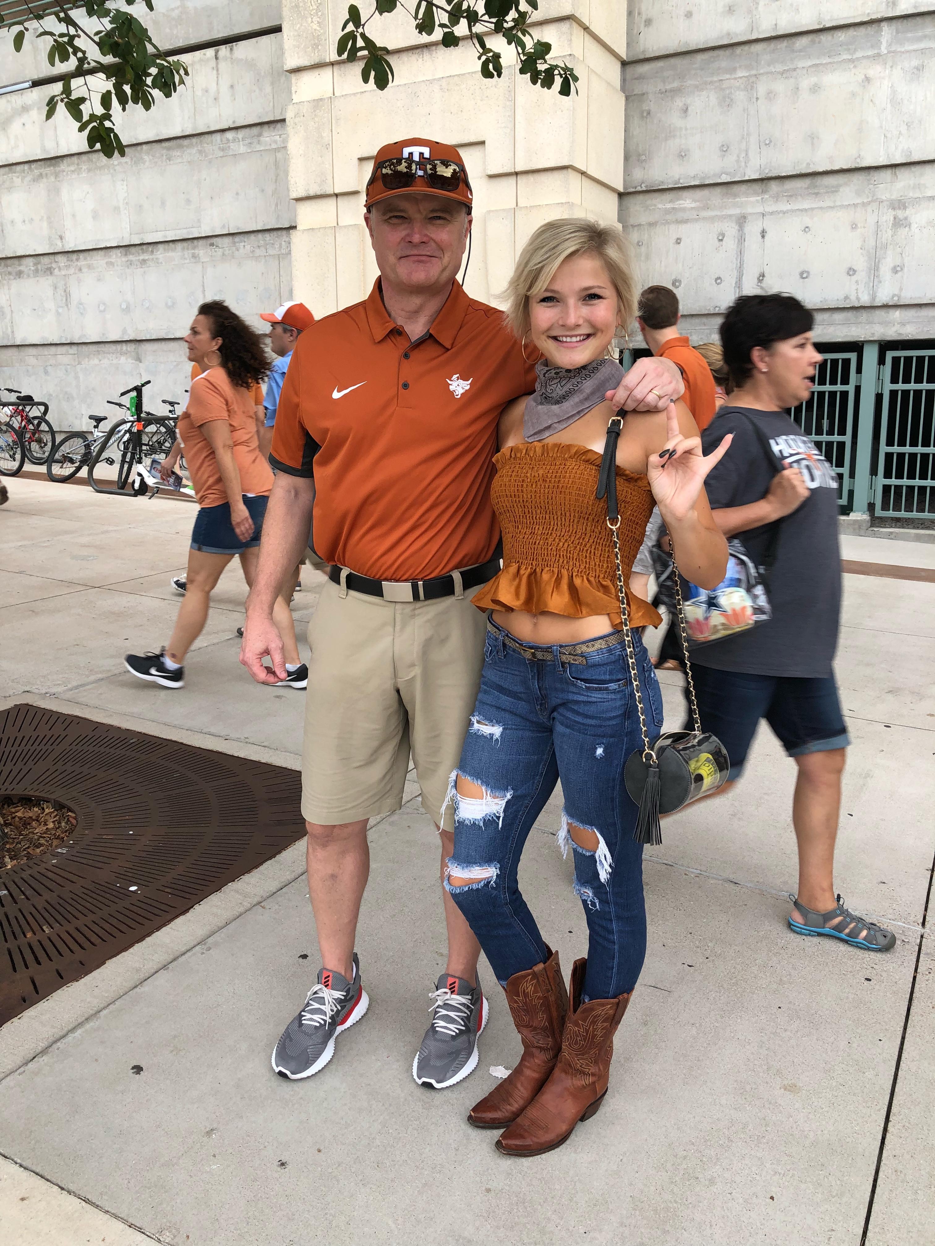 My first Texas game out of th…