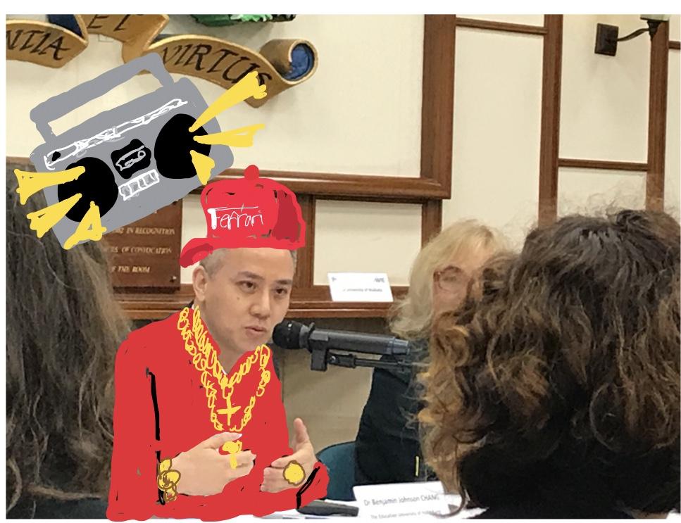 Benji speaking at a conferenc…