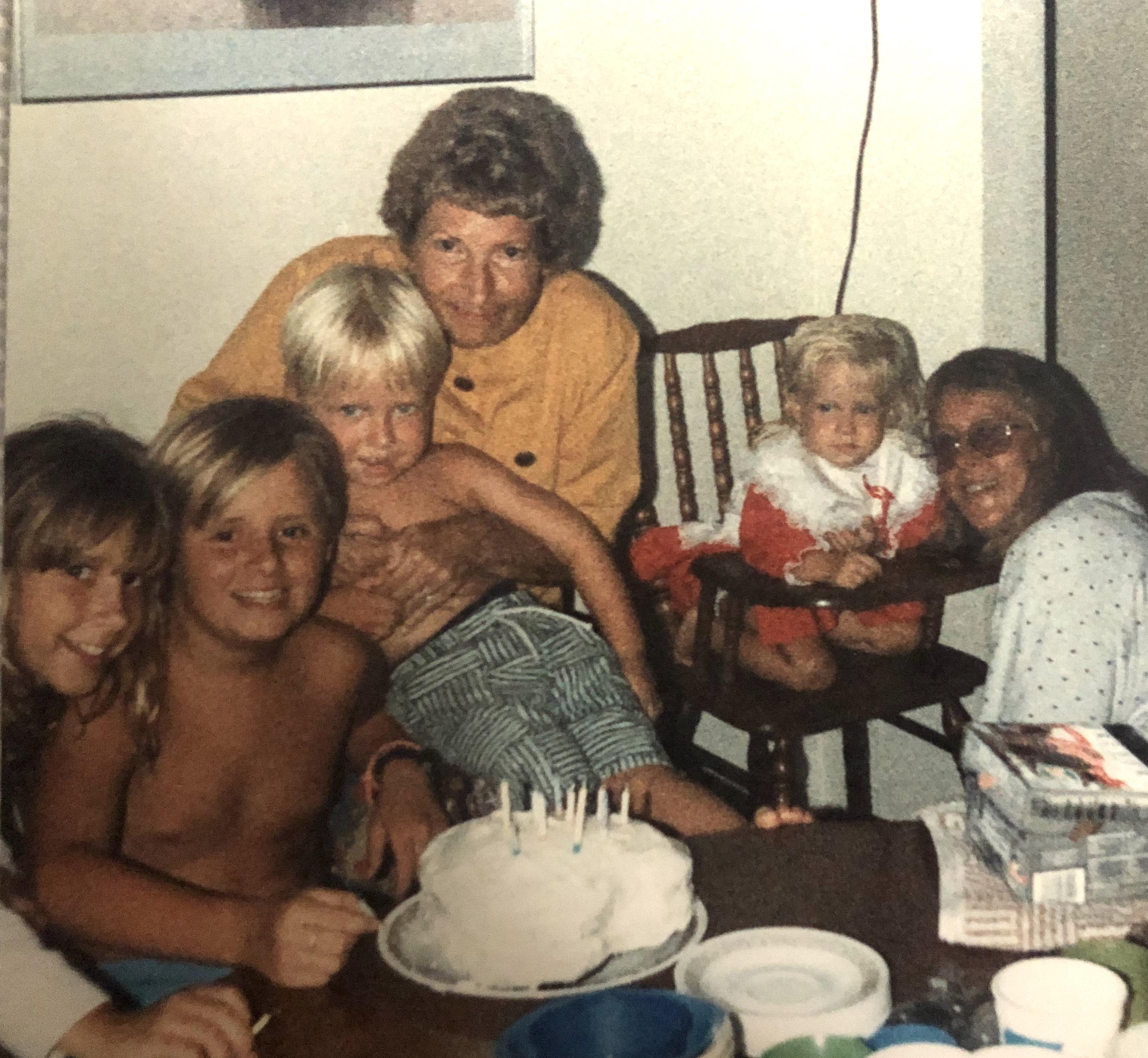 Ben, his mom, grandma, sister…