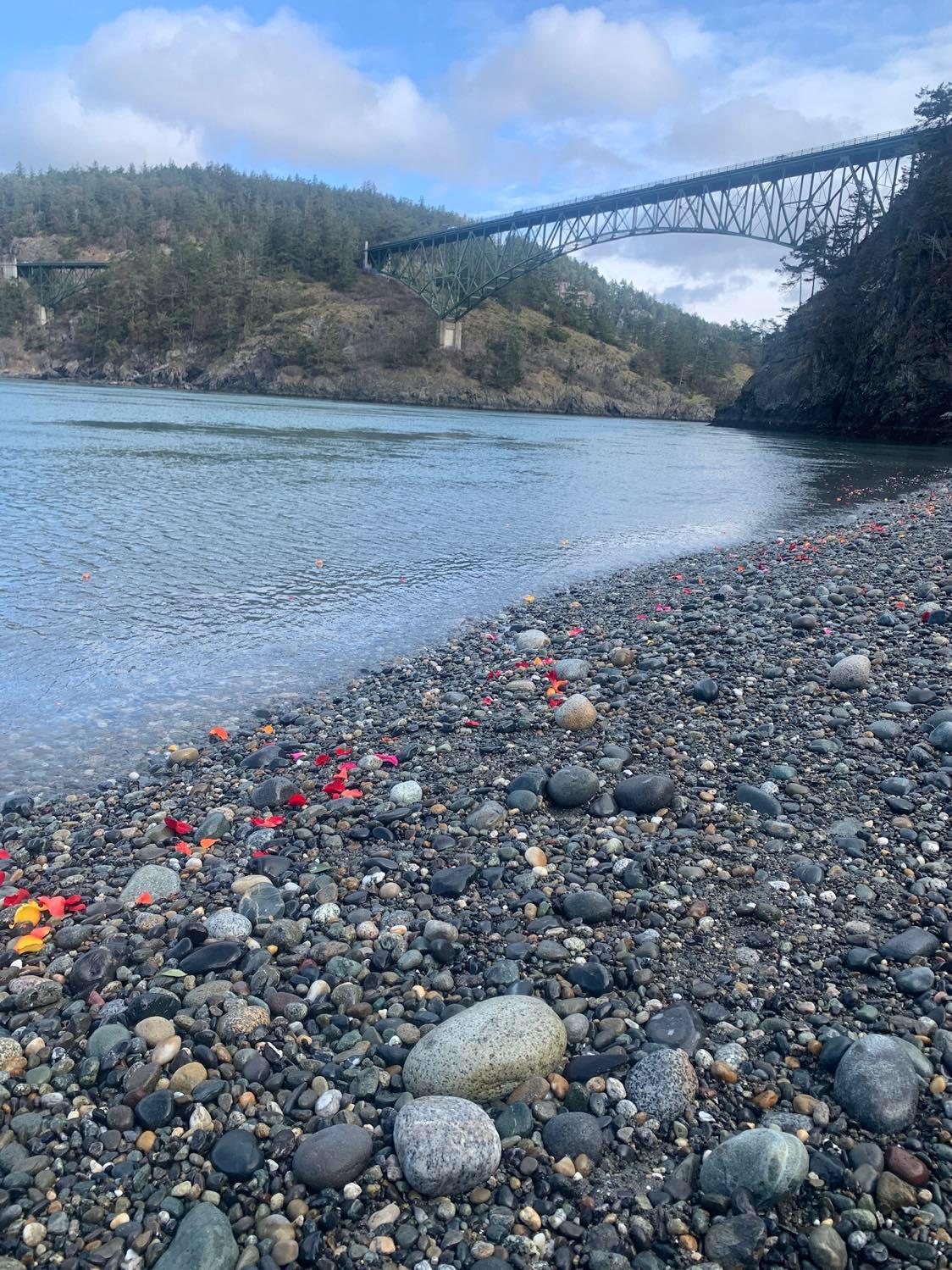 Ashes scattered with love and…