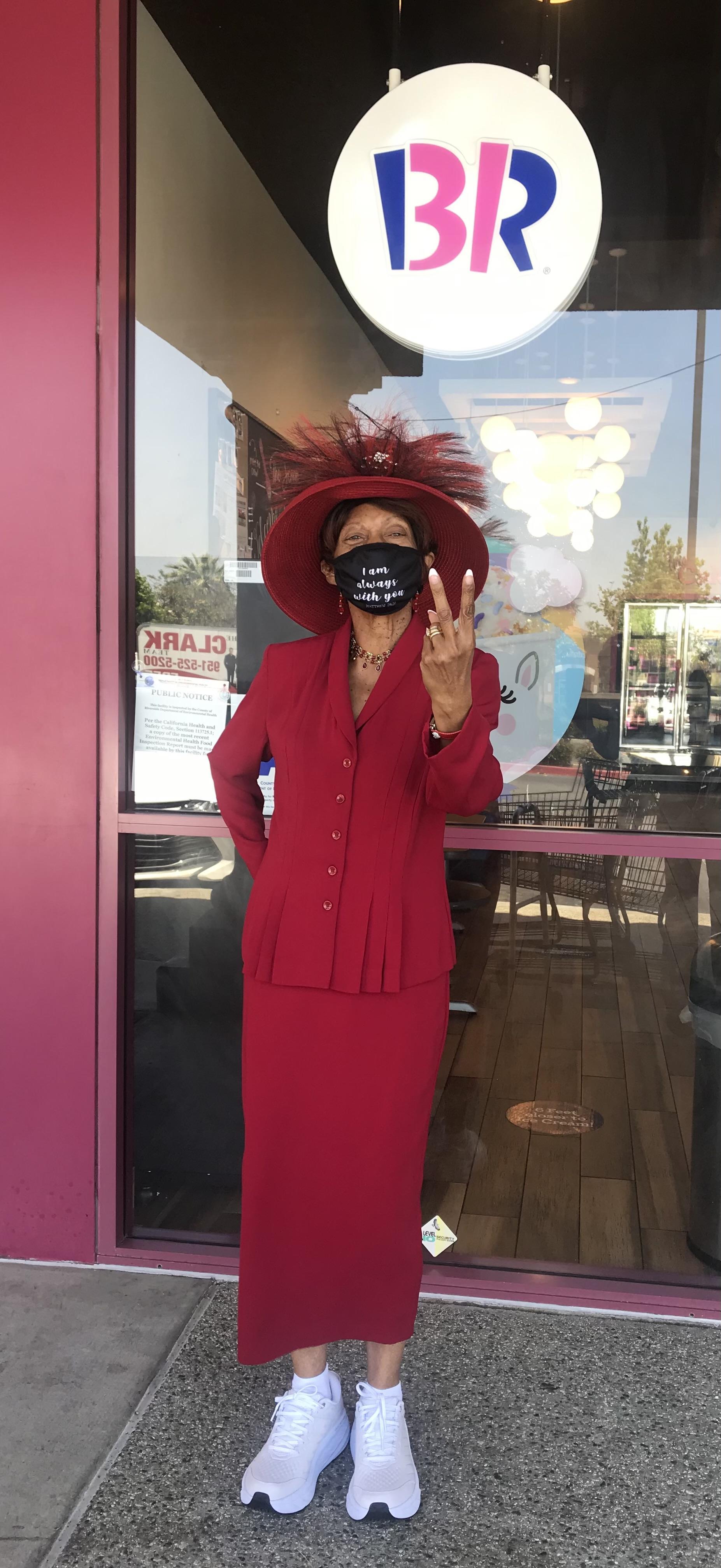 Evelyn’s favorite treat after…