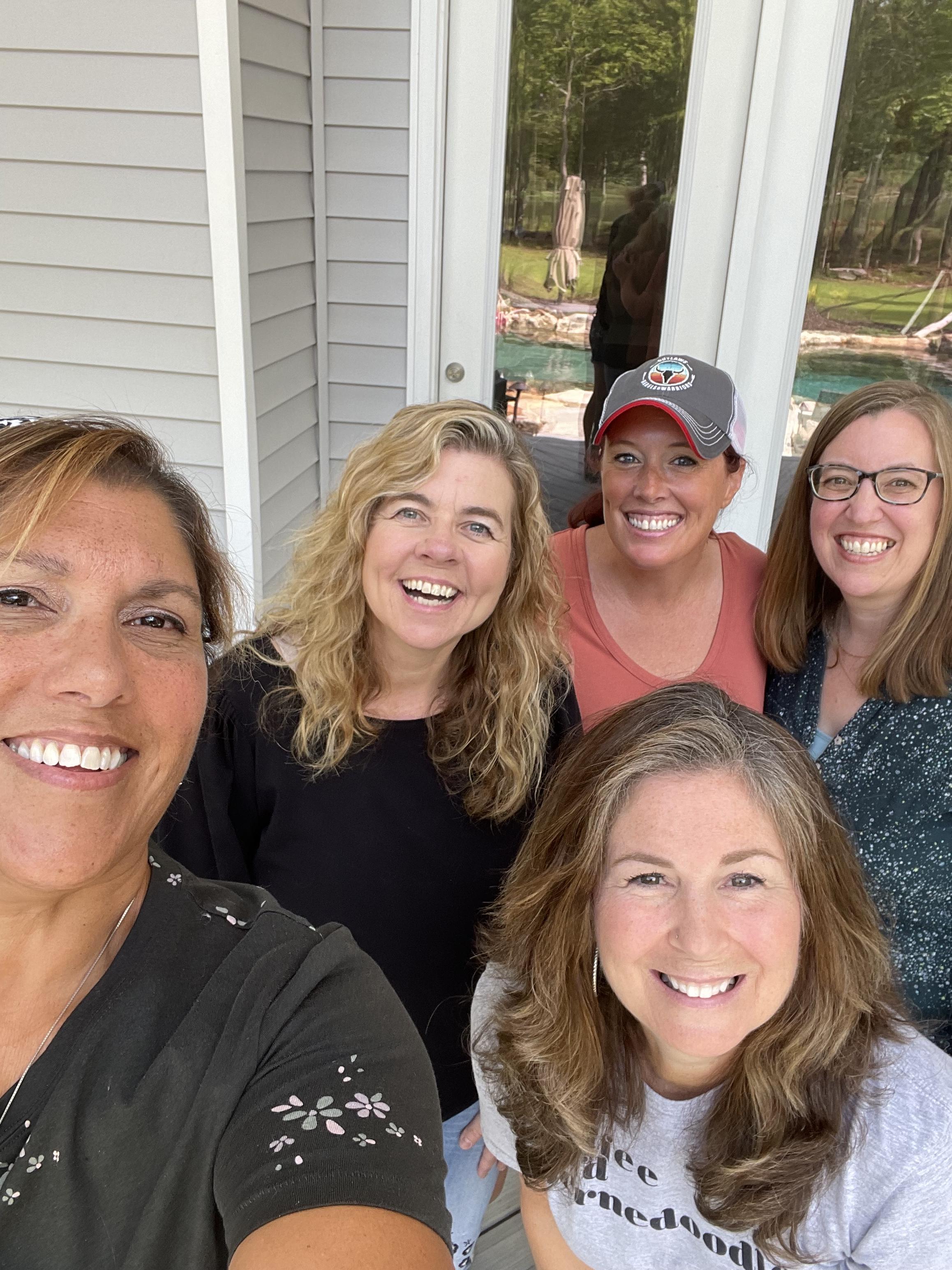 Christine and our small group